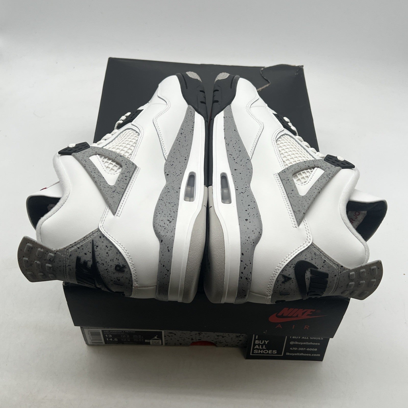 Size 13 - Air Jordan 4 Retro OG 2025 White Cement (FV5029-100)