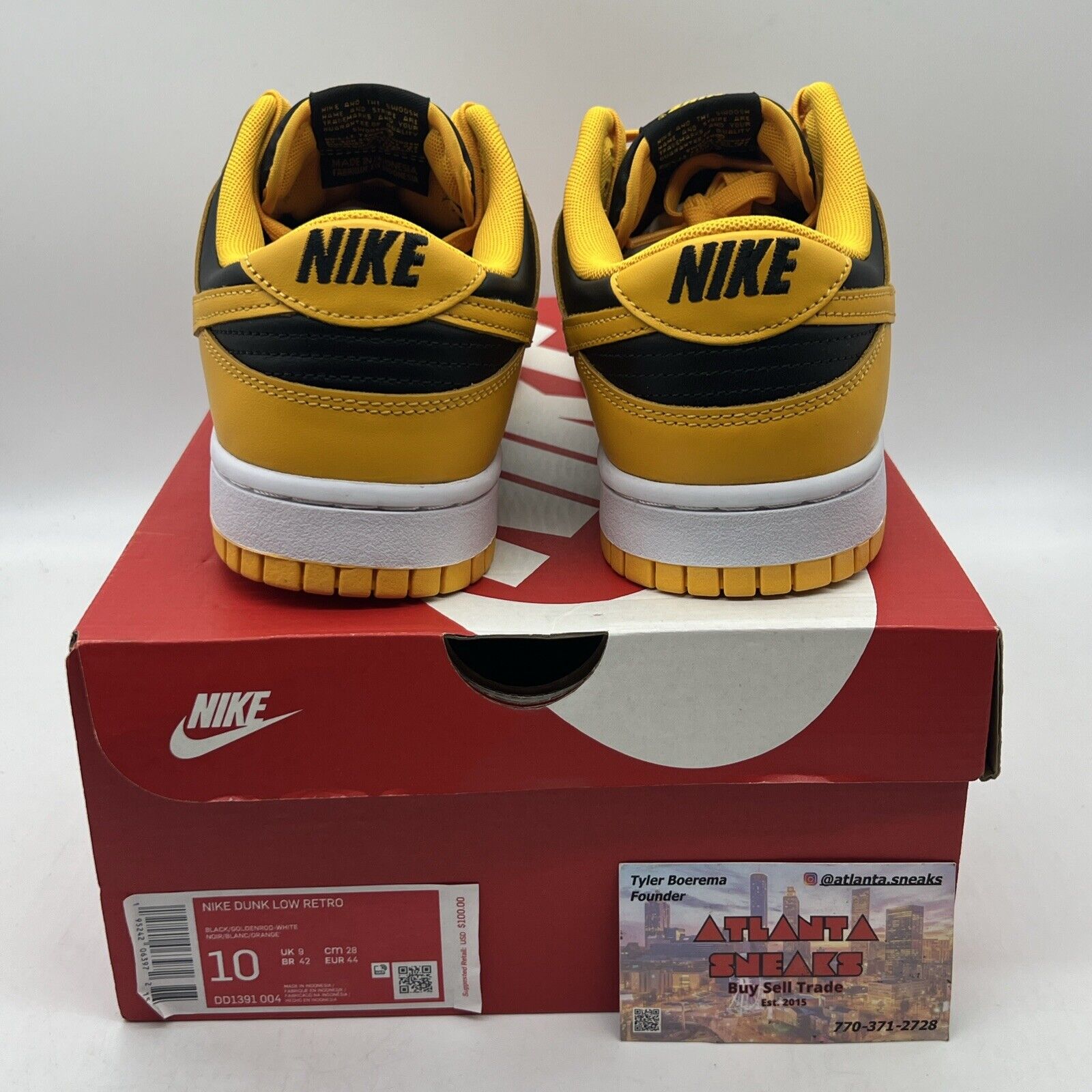 Size 10 - Nike Dunk Low Championship Goldenrod 2021 Brand New Og All