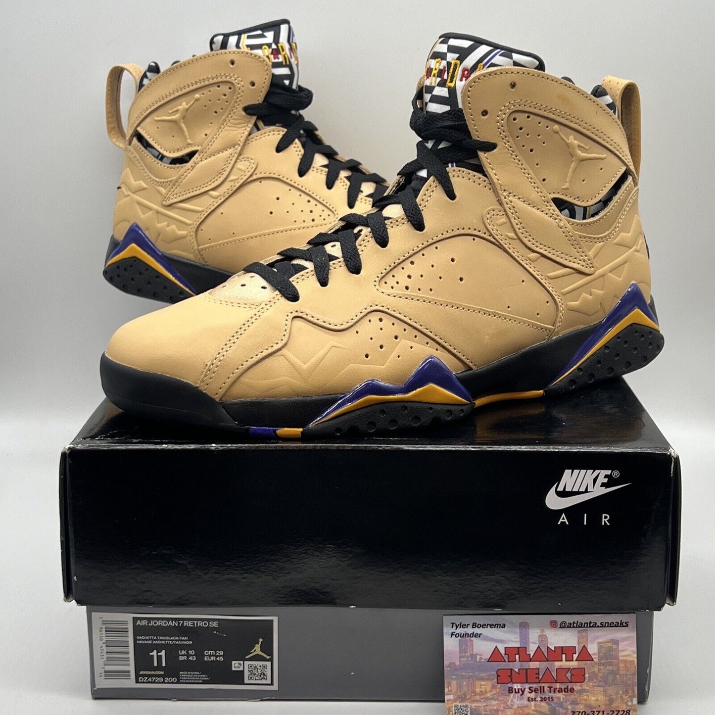 [DZ4729-200] Mens Air Jordan Retro 7 SE Vachetta Tan "Afrobeats" Brand New