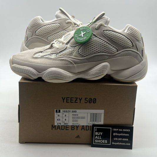 Size 9.5 - adidas Yeezy 500 Bone White (FV3573)