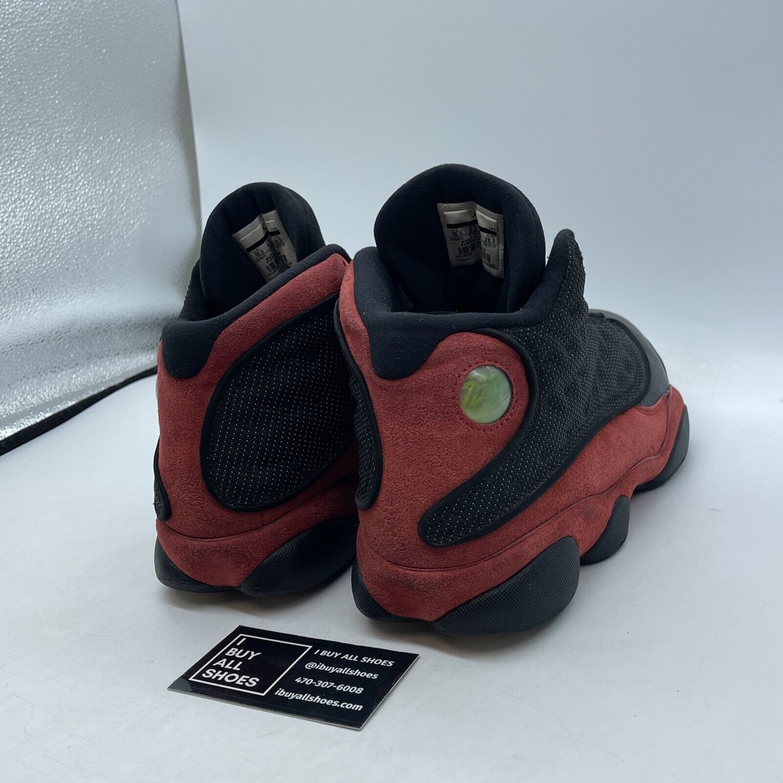 Size 10.5 - Jordan 13 Retro Bred Black Red Suede (414571-004)
