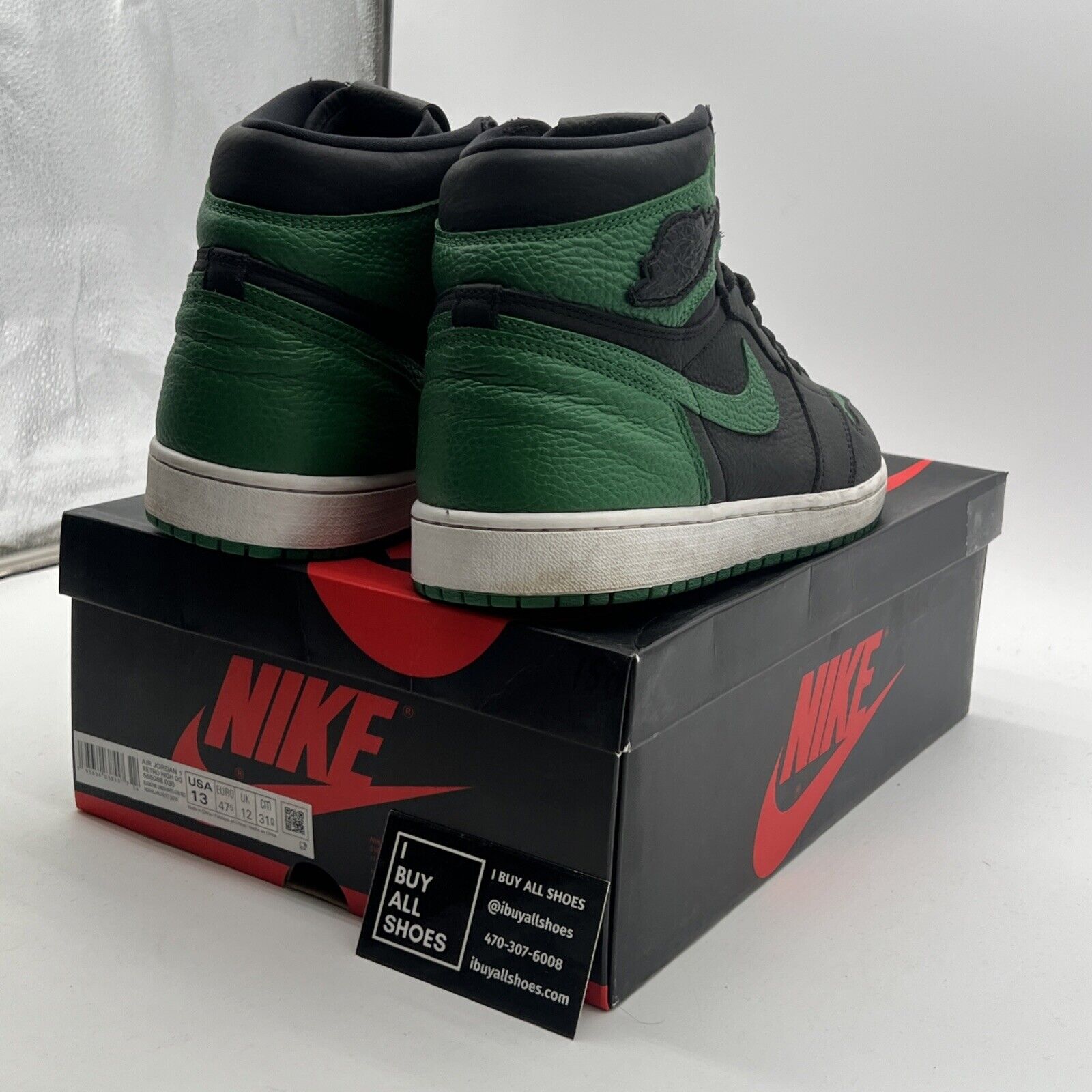 Size 13 - Air Jordan 1 Retro OG High Pine Green 2.0 (555088-030)