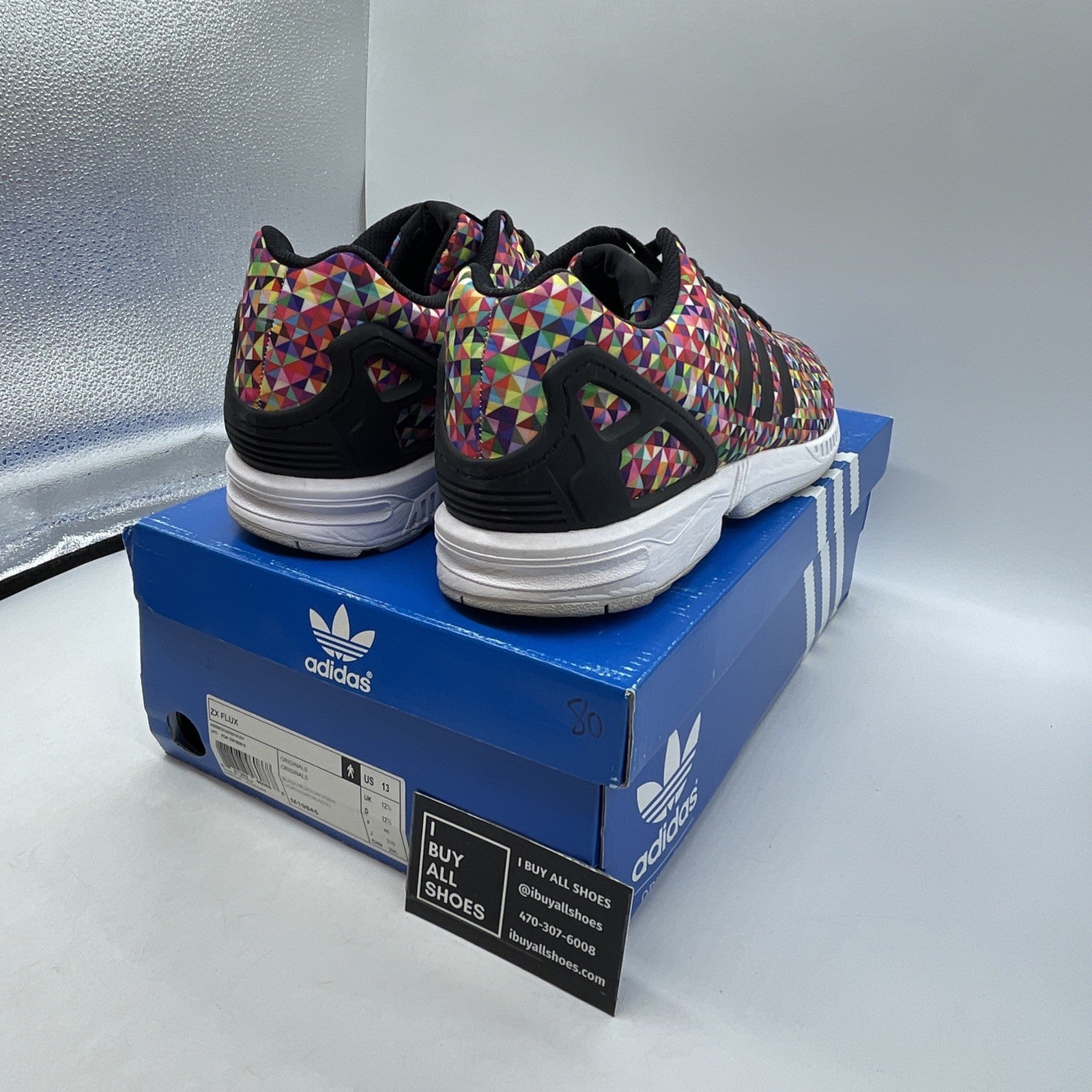 Size 13W - Adidas ZX Flux Watercolor (ZXFLUX
