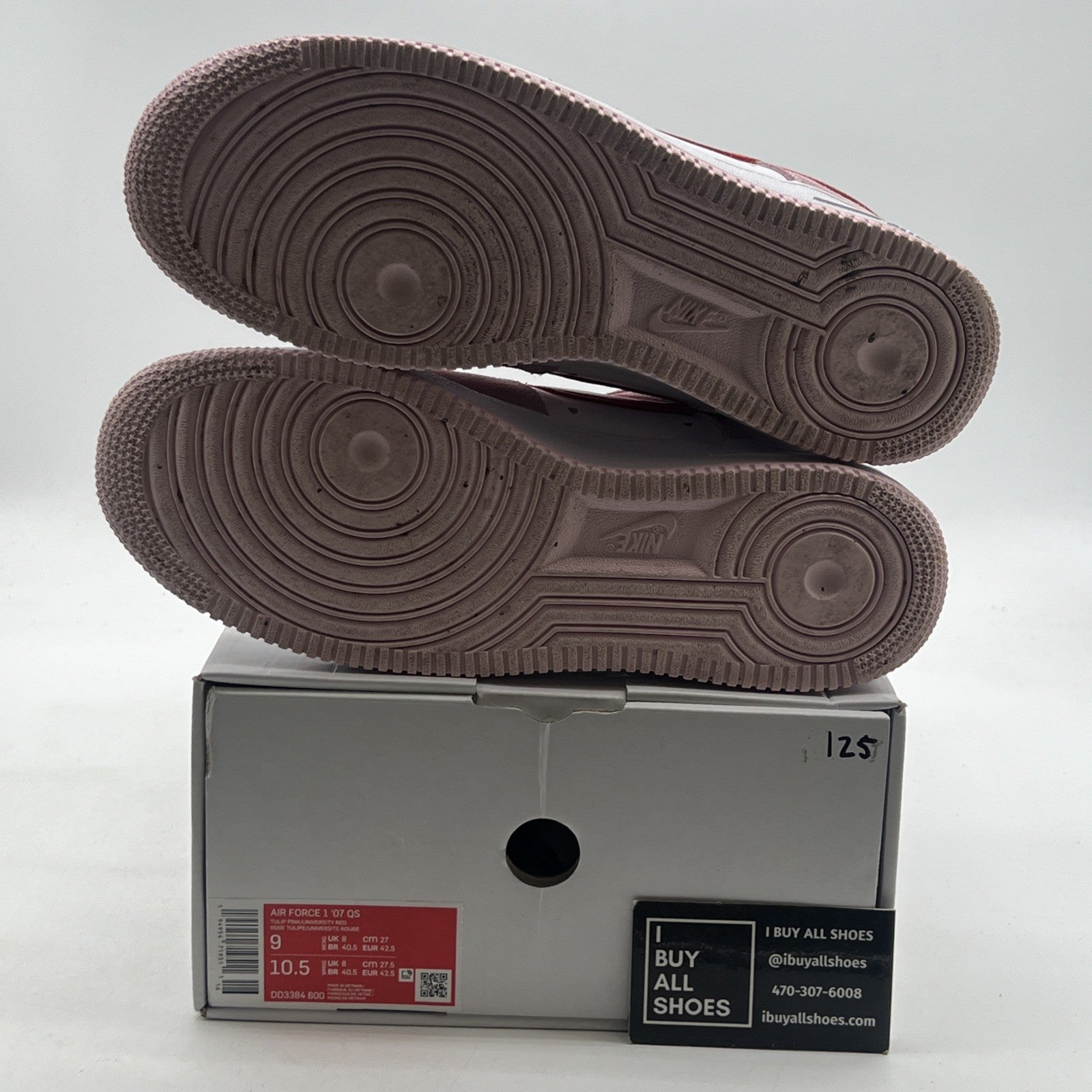 Size 9 - Nike Air Force 1 '07 QS Low Valentine’s Day Love Letter (DD3384-600)