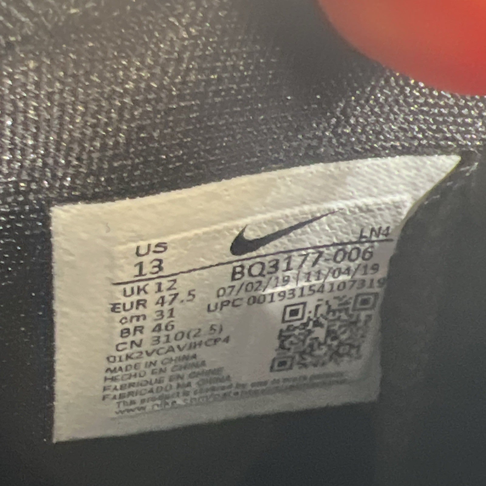 Size 13 - Nike LeBron 17 Infrared VI (BQ3177-006)