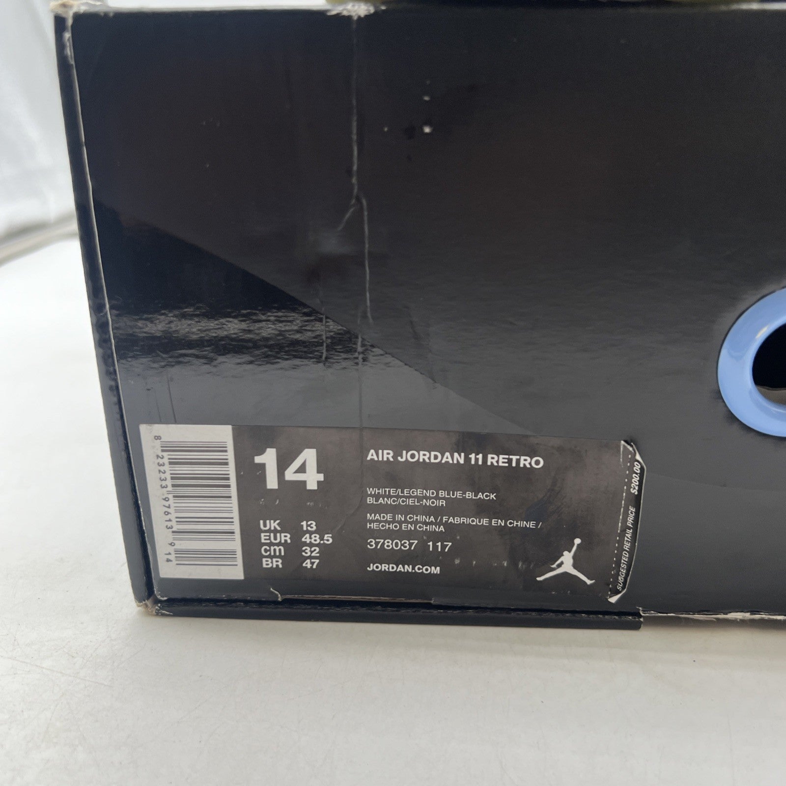 Size 14 - Air Jordan 11 Retro High Legend Blue (378037-117)