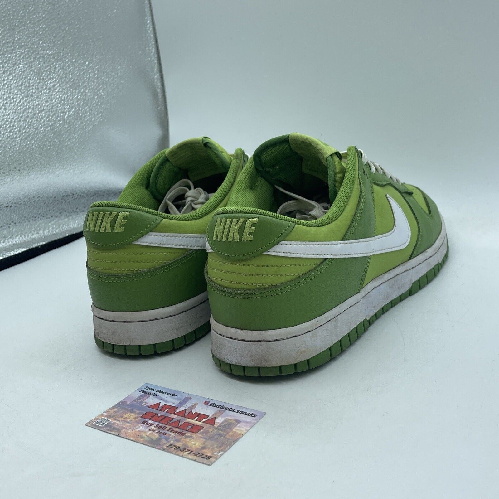 Size 12 - Nike Dunk Low Chlorophyll Green White Leather (DJ6188-300)