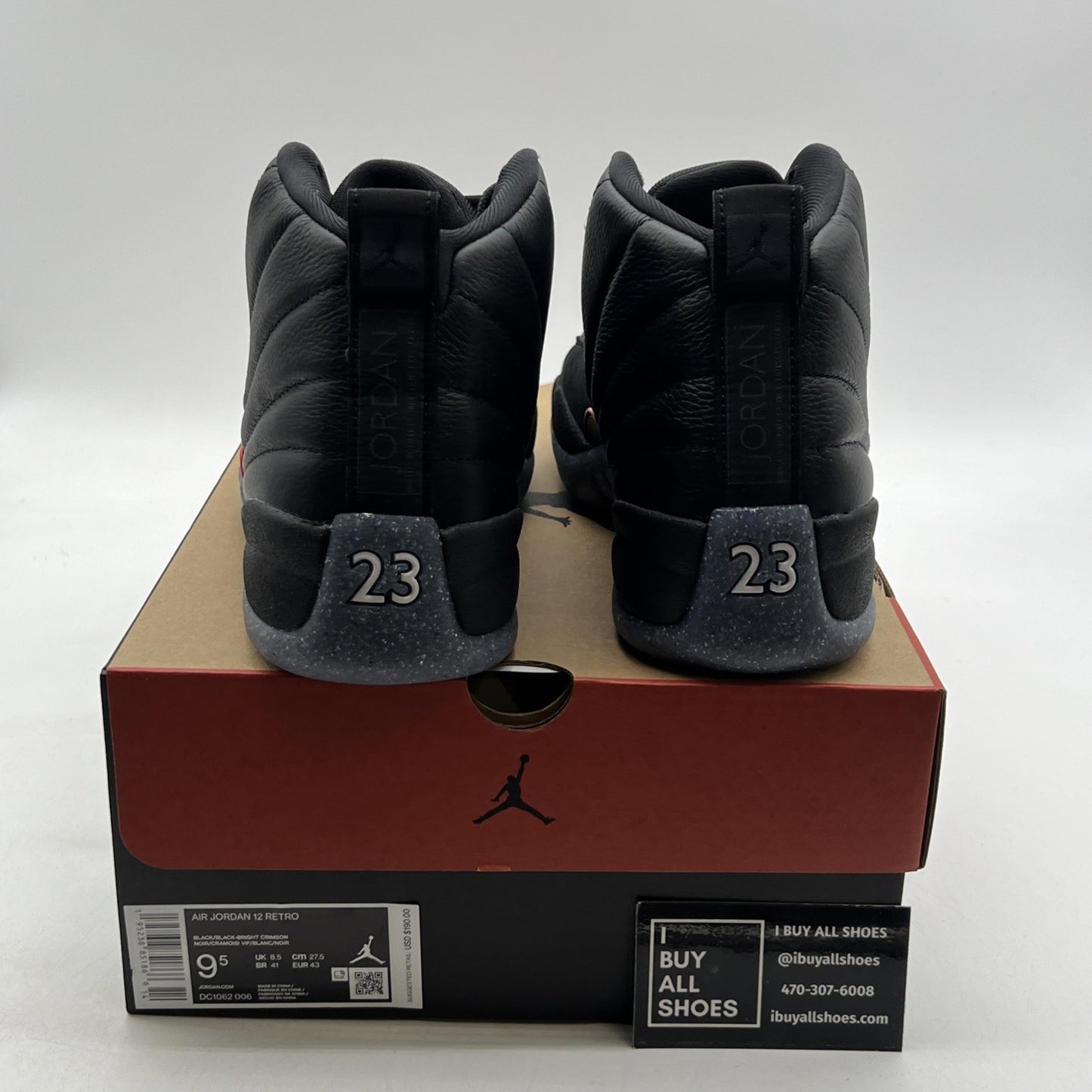 Size 9.5 - Air Jordan 12 Utility Grind (DC1062-006).