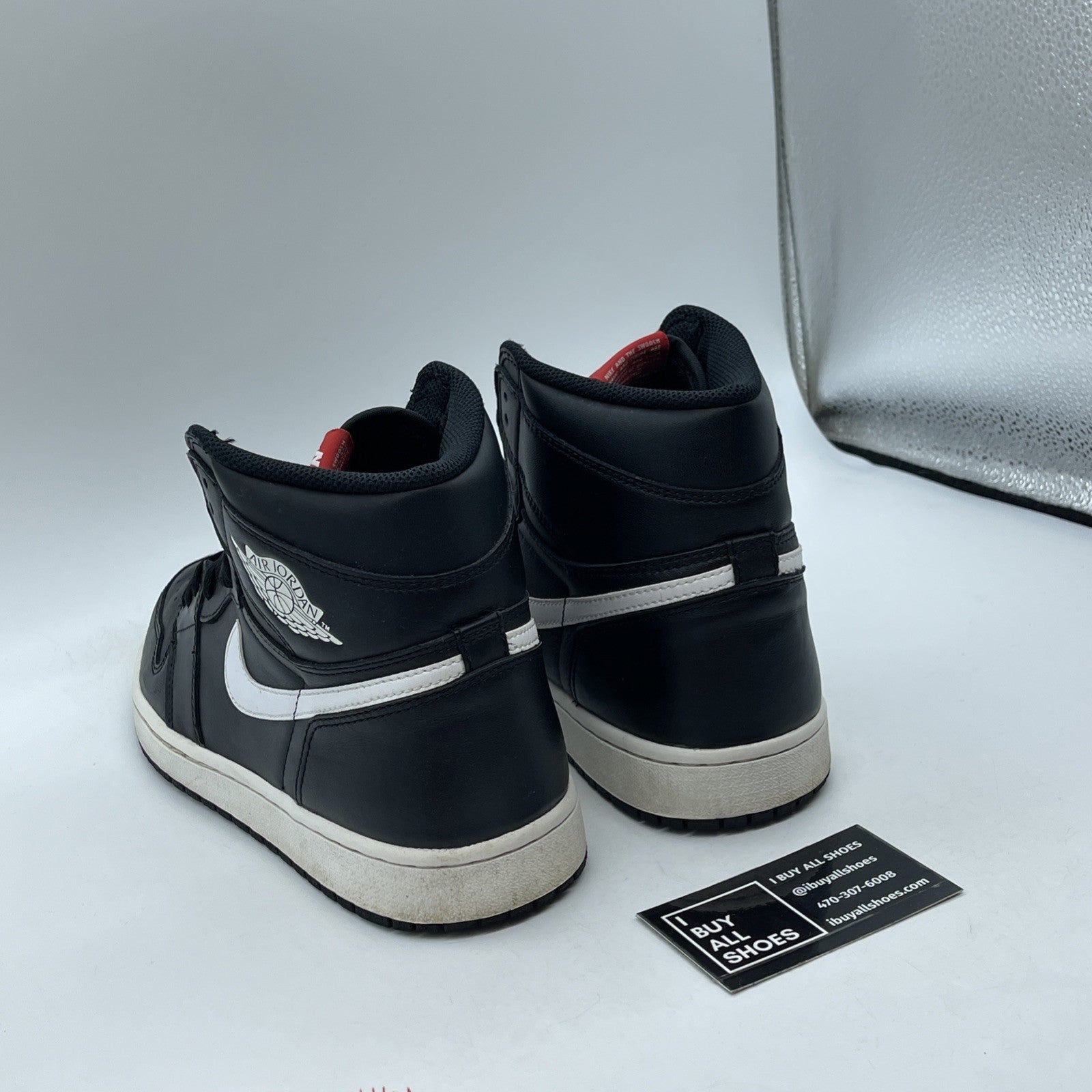 Size 9.5 - Air Jordan 1 Retro OG Prm High Yin Yang Black White (555088-011)