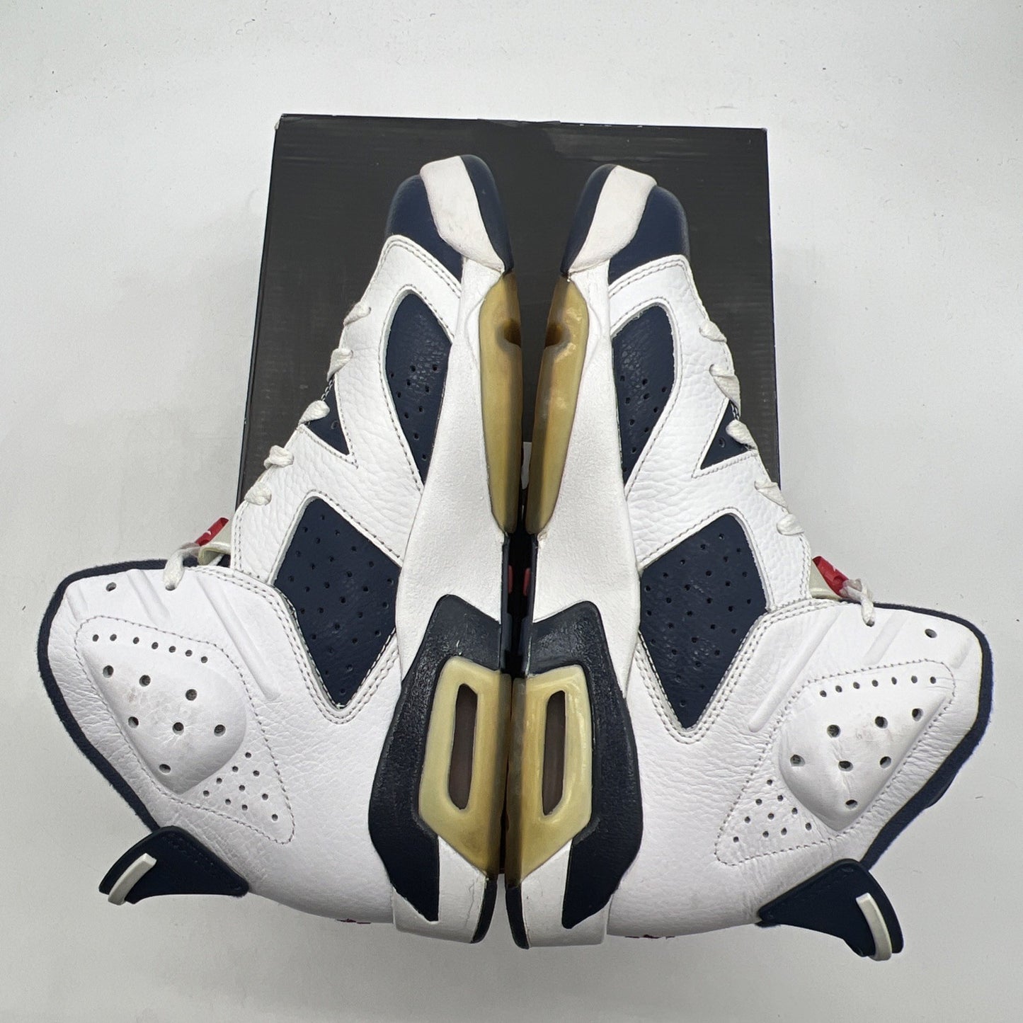 Size 8.5 - Air Jordan 6 Retro 2012 Olympic (384664-130)