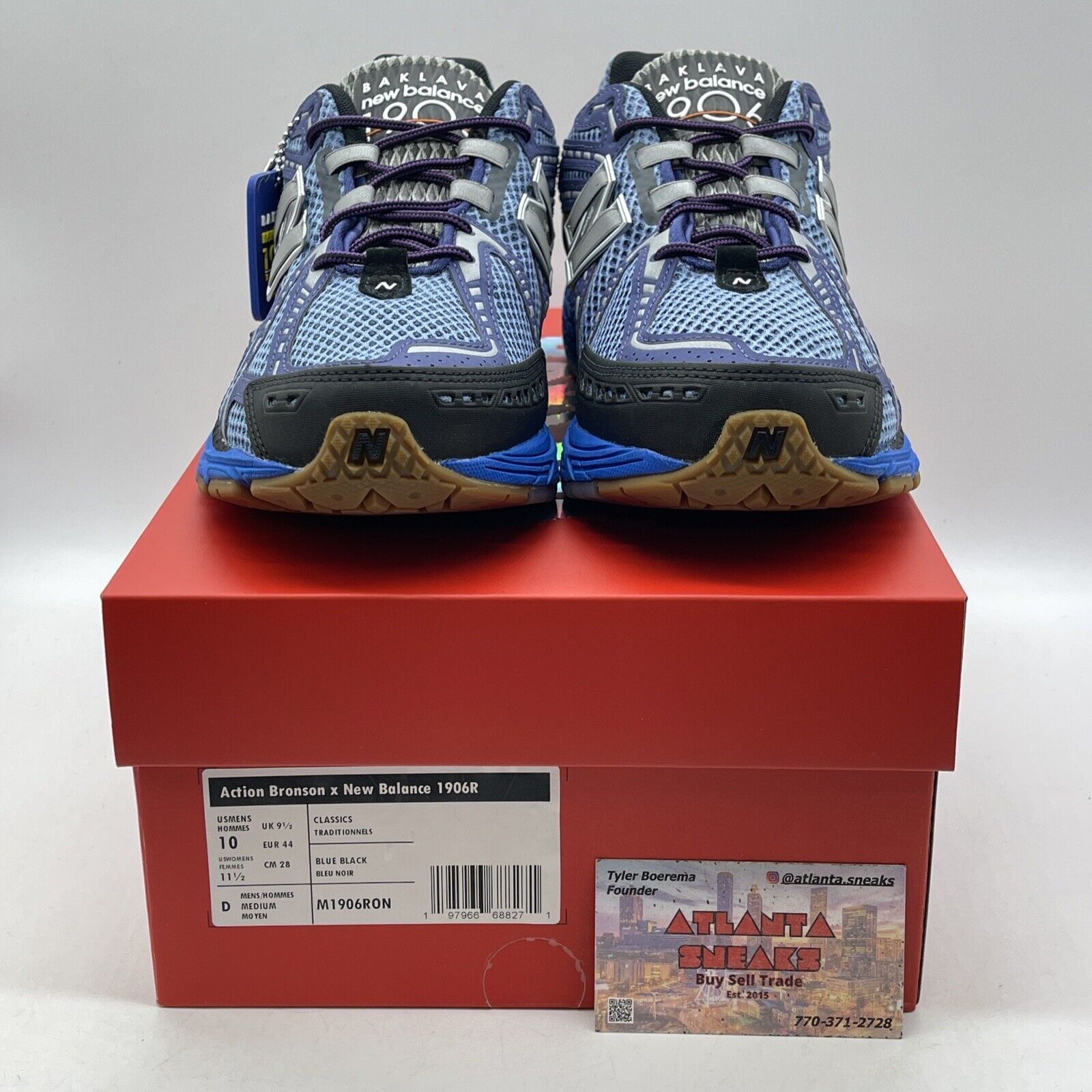 Size 10 - New Balance Action Bronson x 1906R Medusa Azul Purple (M1906RON)