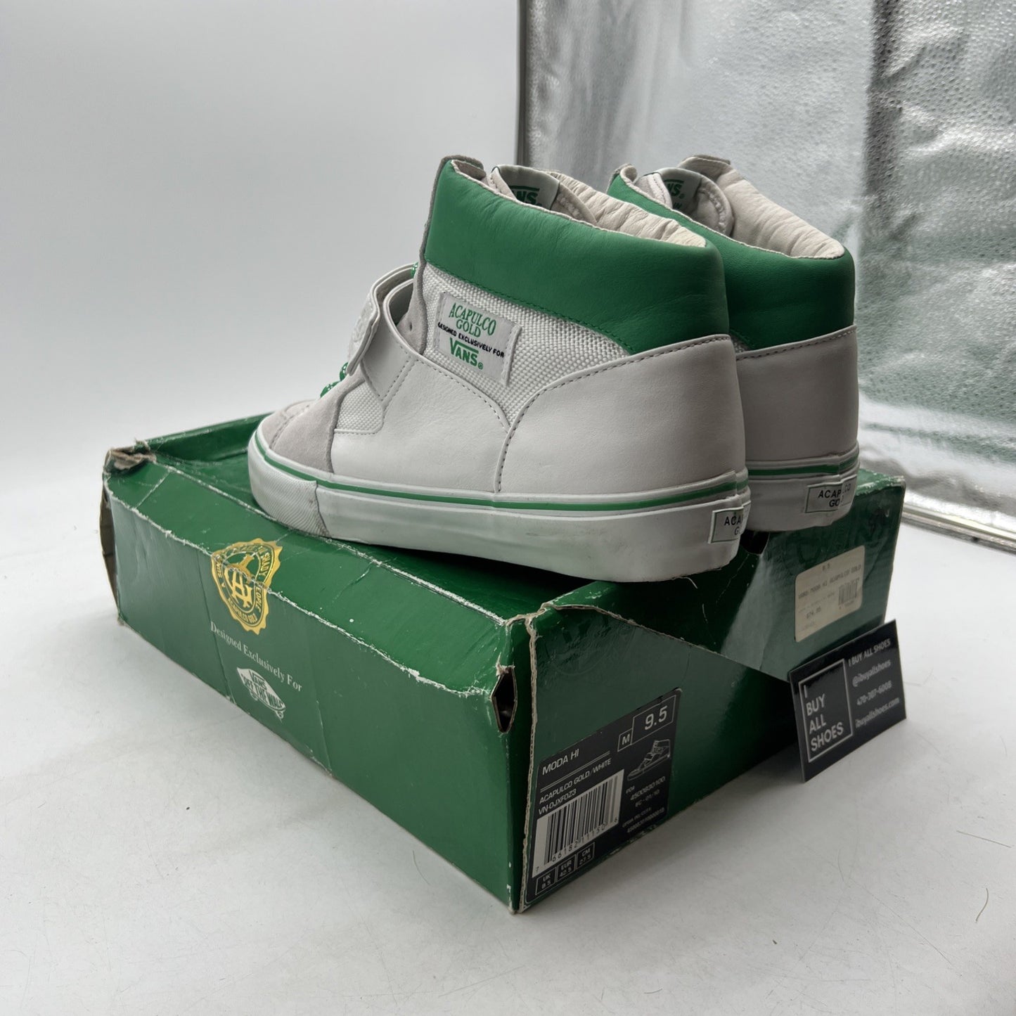Size 9.5 - Vans Moda Hi Acapulco Gold (VN-OJXFOZ3)