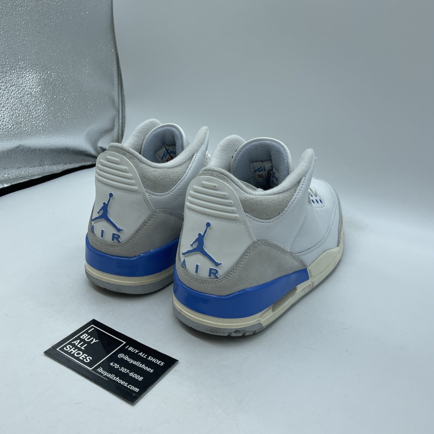 Size 9 - Air Jordan 3 Retro Lucky Shorts Grey White Suede Leather (CT8532-101)