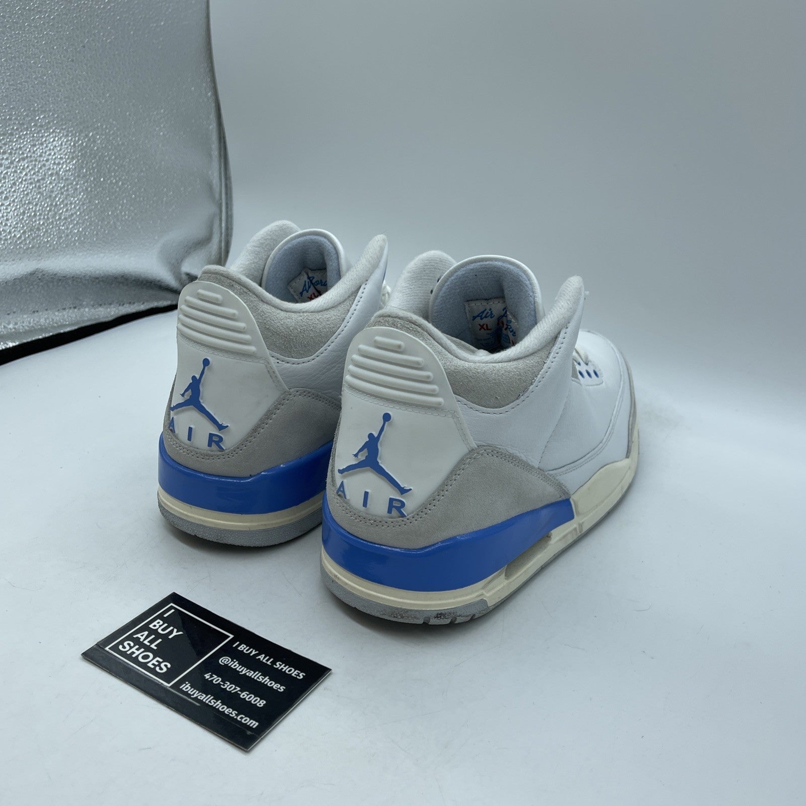 Size 9 - Air Jordan 3 Retro Lucky Shorts Grey White Suede Leather (CT8532-101)