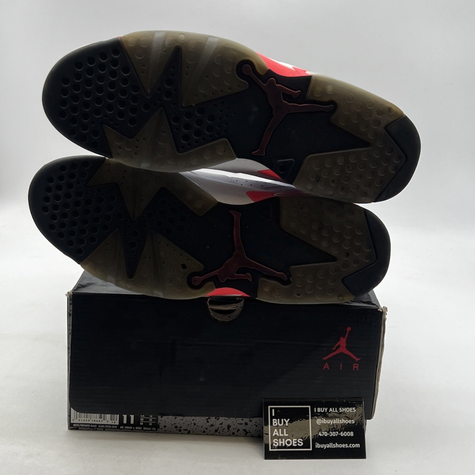 Size 11 - Air Jordan 6 Retro 2014 White Infrared (384664-123)
