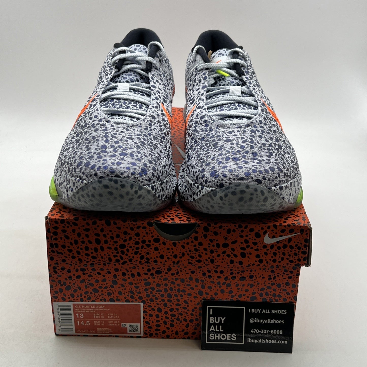 Size 13 - Nike Air Zoom GT Hustle 3 Electric Pack (FV3422-900)