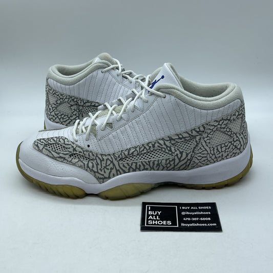 Size 12 - Air Jordan 11 Retro IE 2015 Low Cobalt Grey White Suede (306008-102)