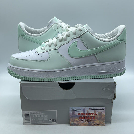 Size 11.5 - Nike Air Force 1 Low Mint Foam Mint green White Leather (FZ4123-394)