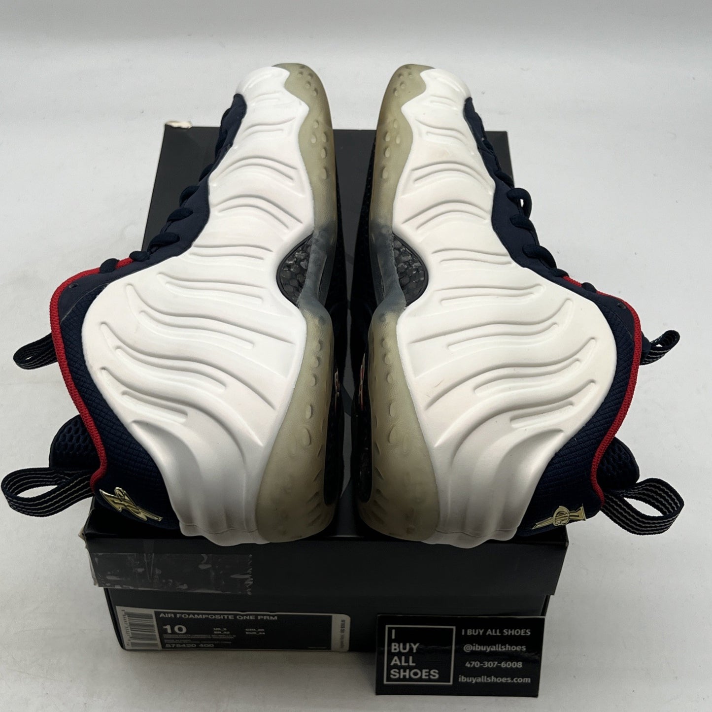 Size 10 - Nike Air Foamposite One PRM Olympic (575420-400)