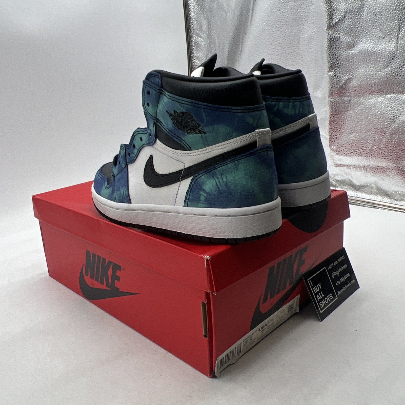 Size 7.5 - Air Jordan 1 Retro OG High Tie-Dye W (CD0461-100)