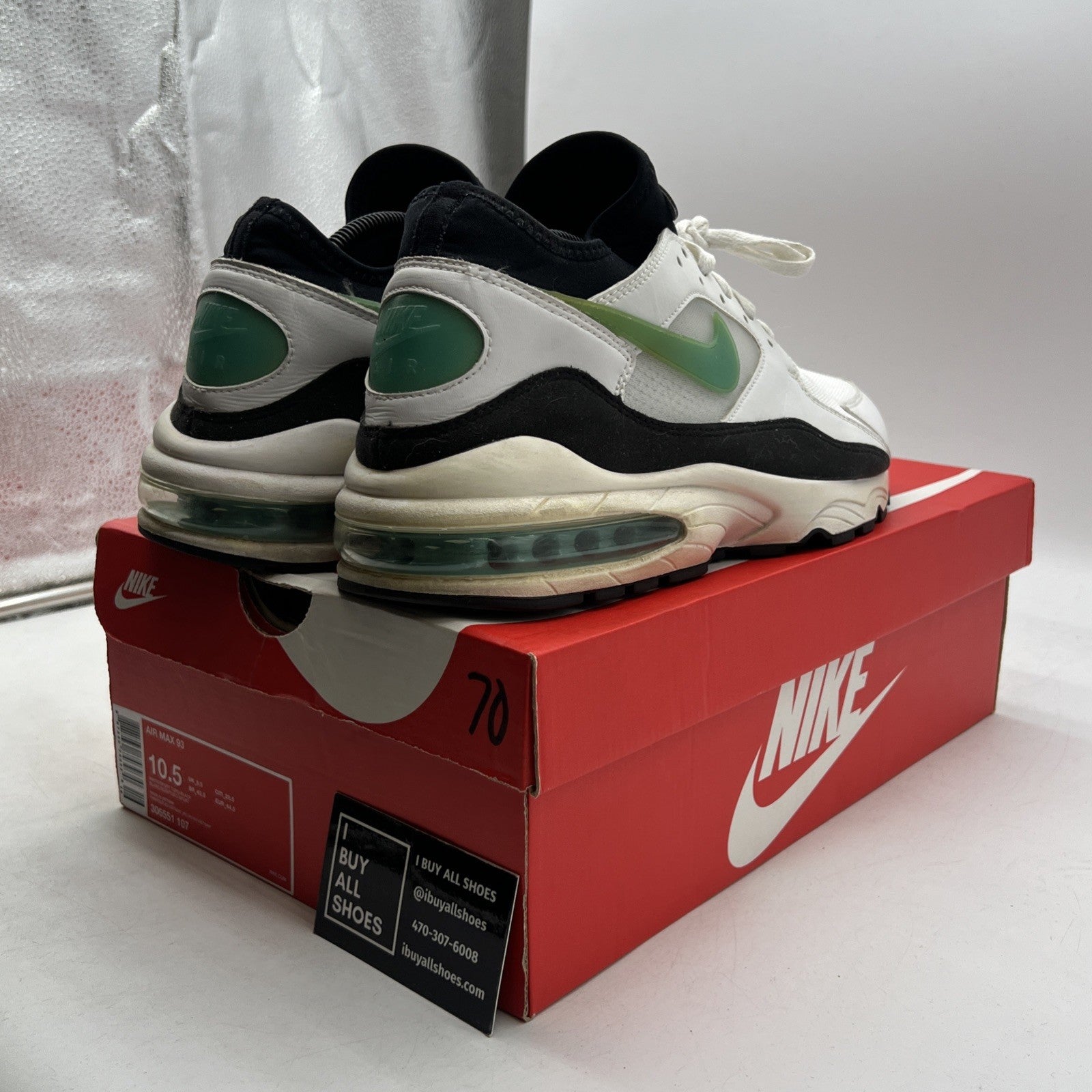 Size 10.5 - Nike Air Max 93 Dusty Cactus (306551-107)