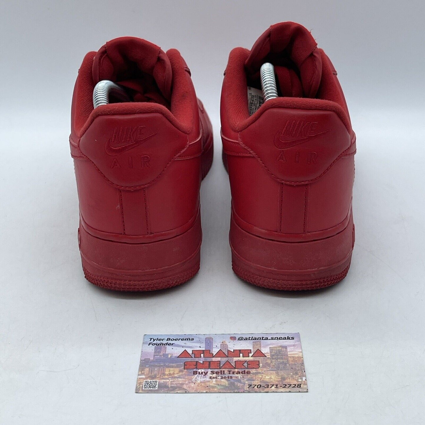 Size 9 - Nike Air Force 1 Low Triple Red Leather (CW6999-600)