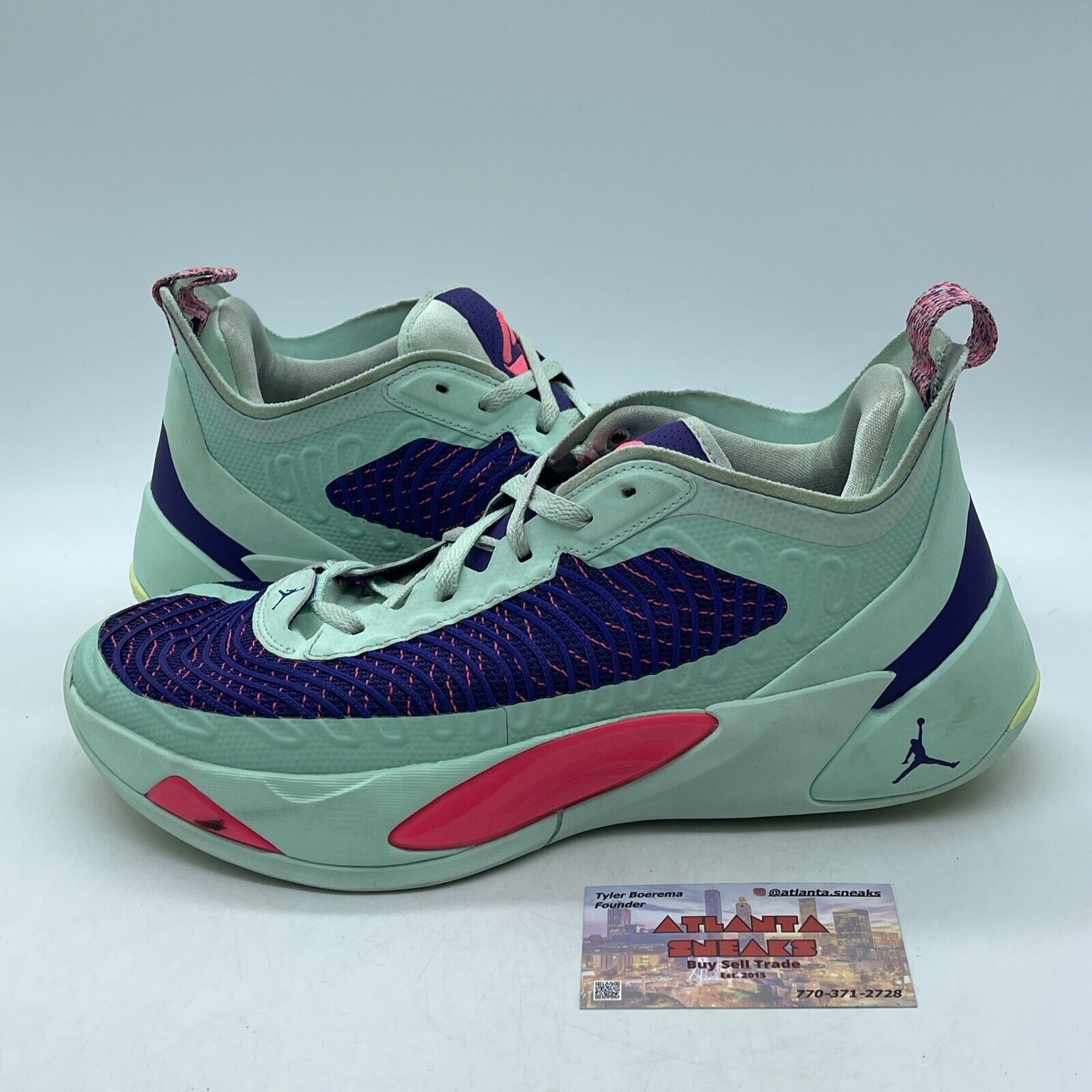 Size 10 - Jordan Luka 1 Easter Purple Blue Pink Suede Leather (DN1772-305)