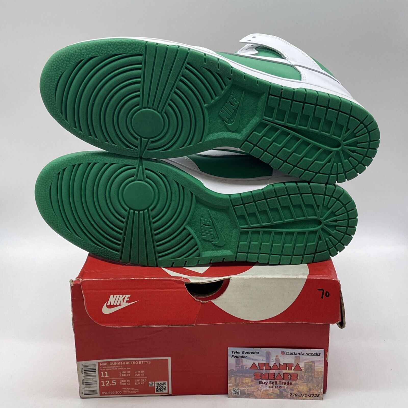 Size 11 - Nike Dunk High White Stadium Green White Leather (DV0829-300)
