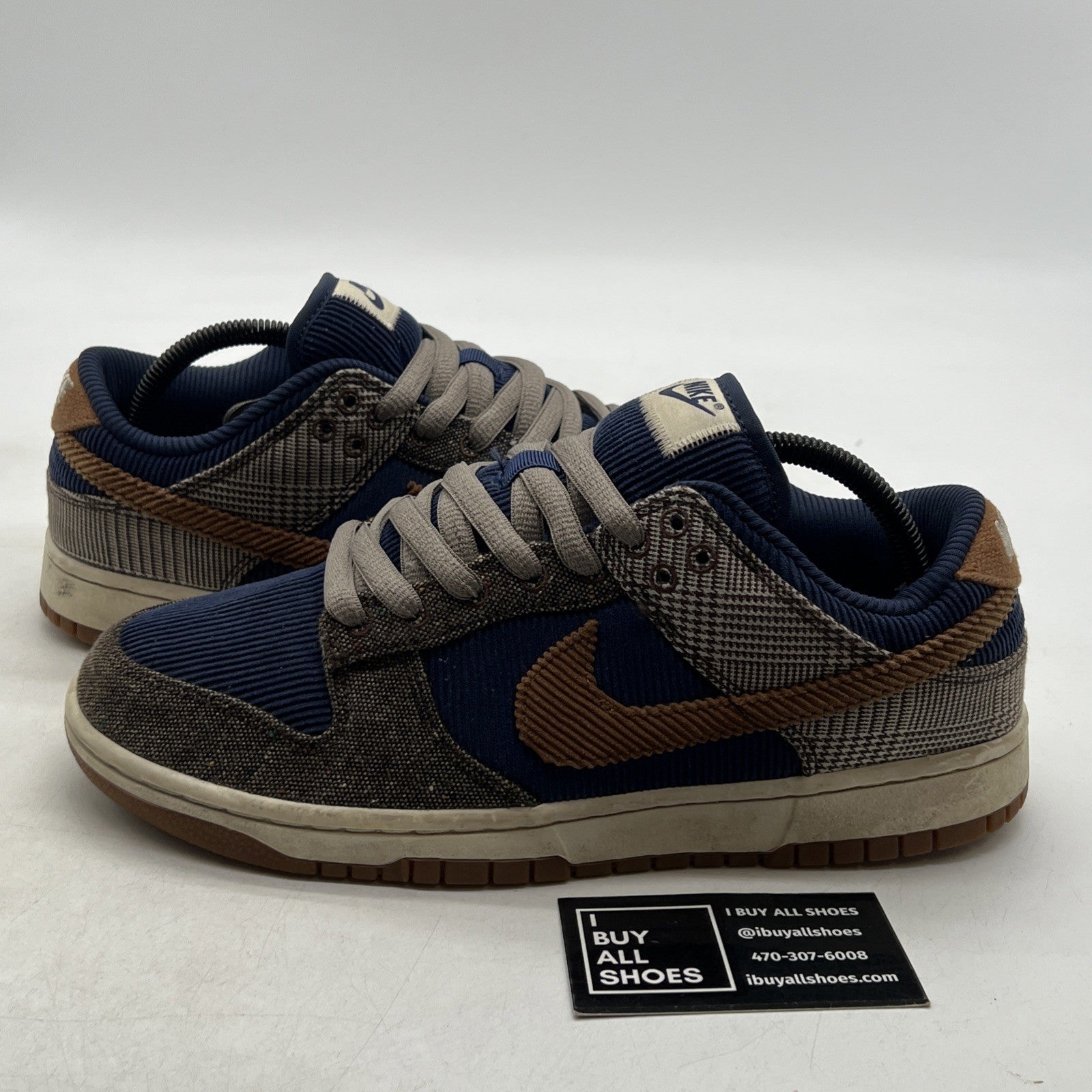 Size 9 - Nike Dunk Low Tweed Corduroy (FQ8746-410)