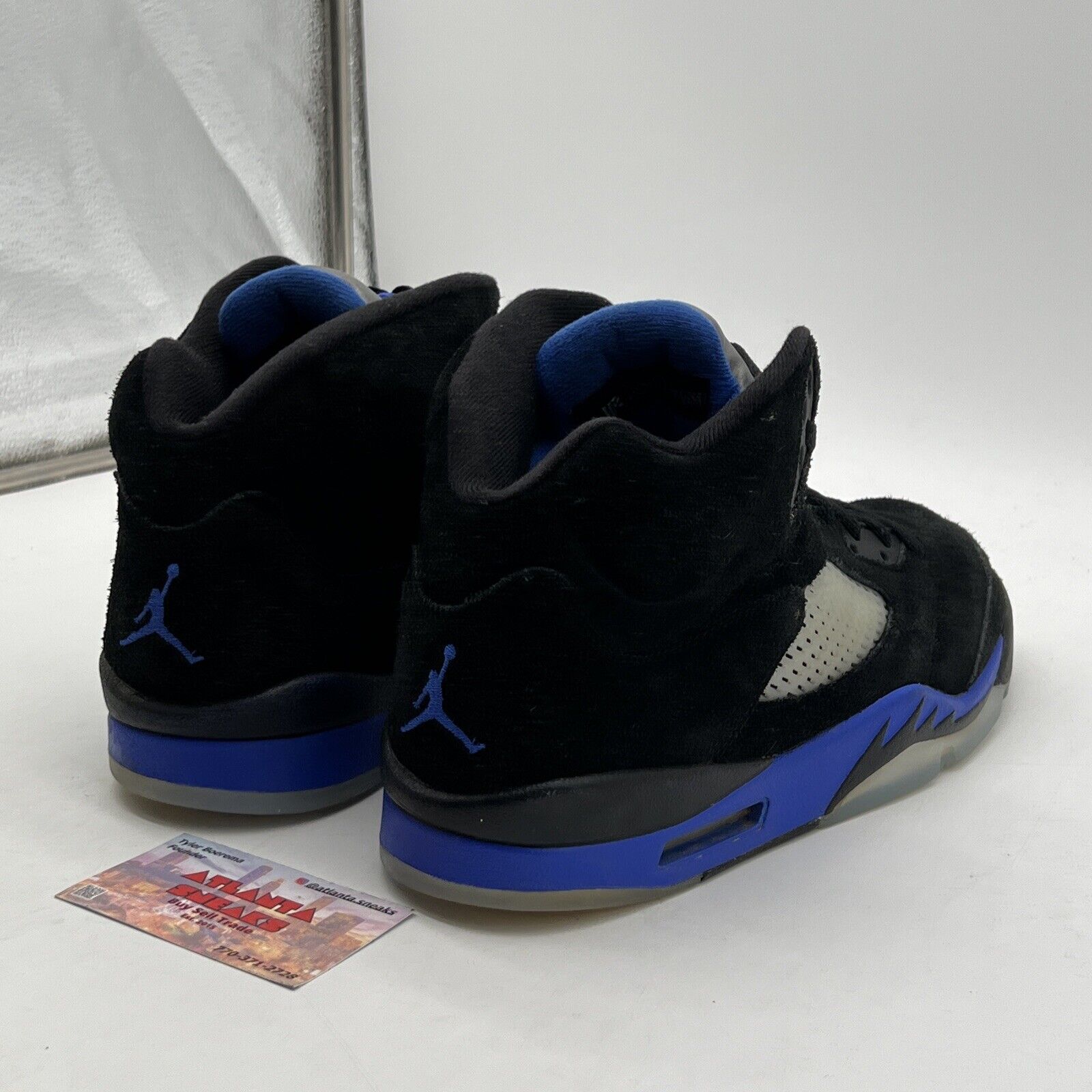 Size 11.5 - Jordan 5 Retro Mid Racer Blue Black Suede Grey (CT4838-004)