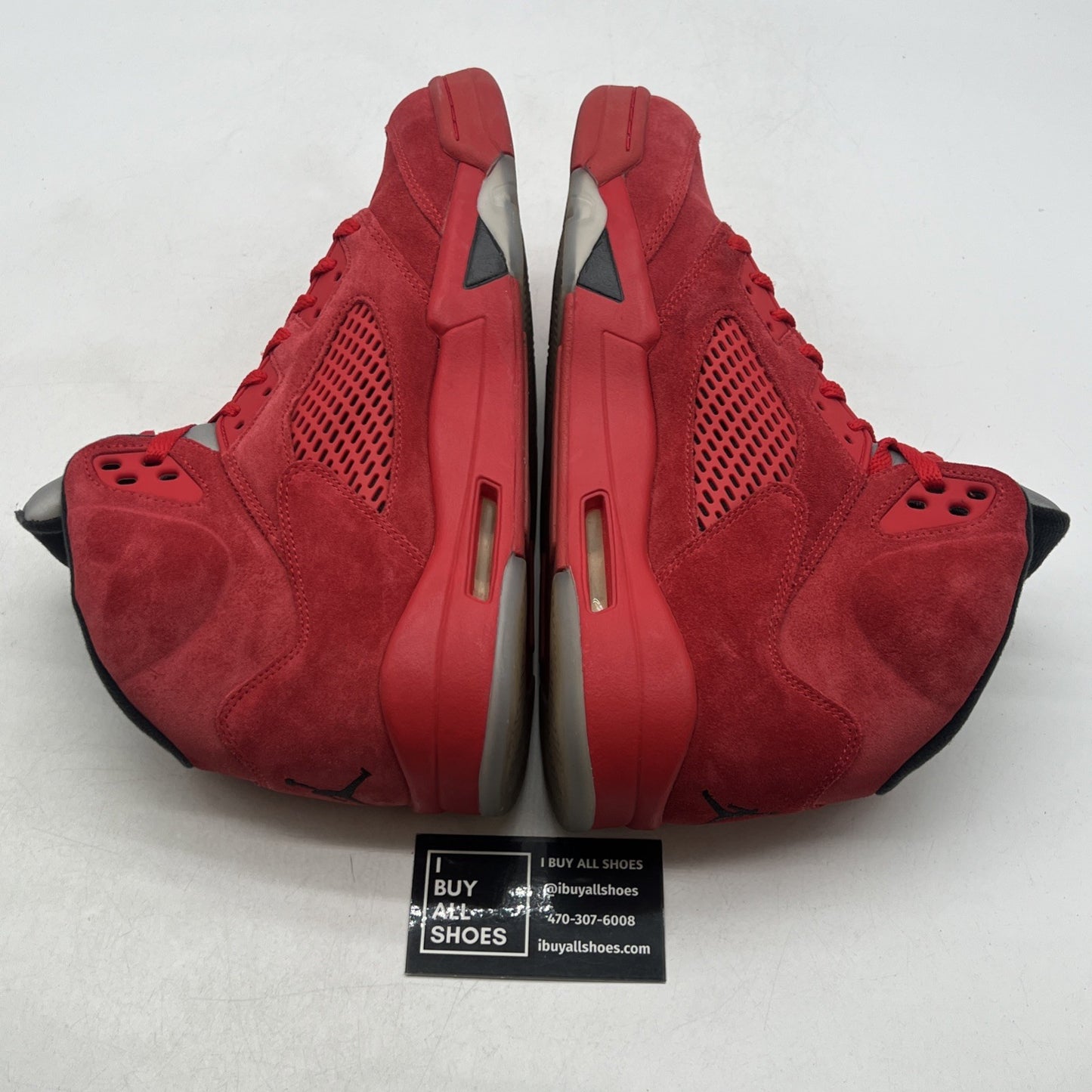 Size 10.5 - Air Jordan 5 Retro Red Suede (136027-602)