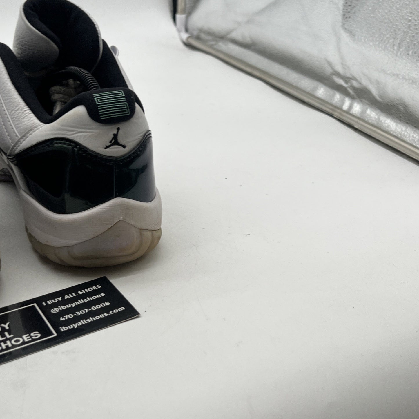 Size 11 - Air Jordan 11 Retro Low Emerald (528895-145)