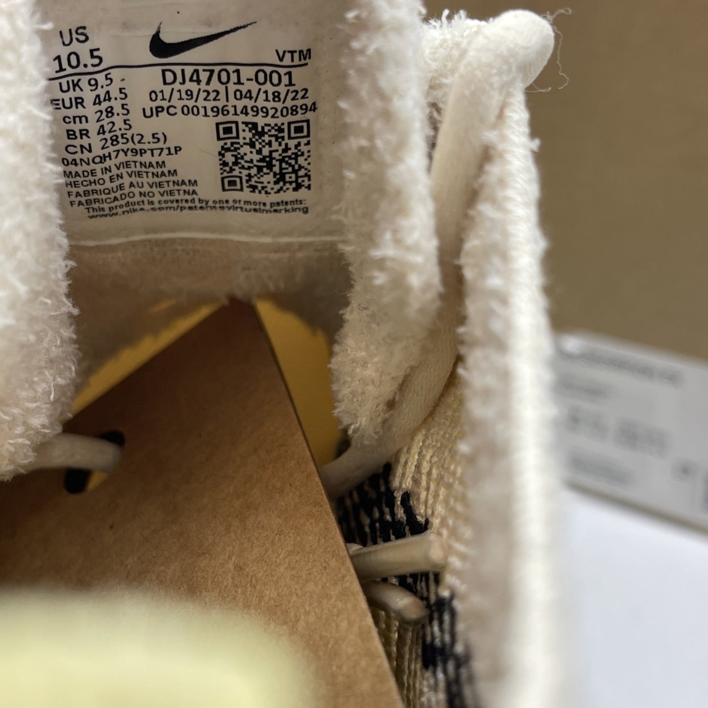 Size 10.5 - Nike Air Max Scorpion Flyknit Lemon Wash Black Suede (DJ4701-001)