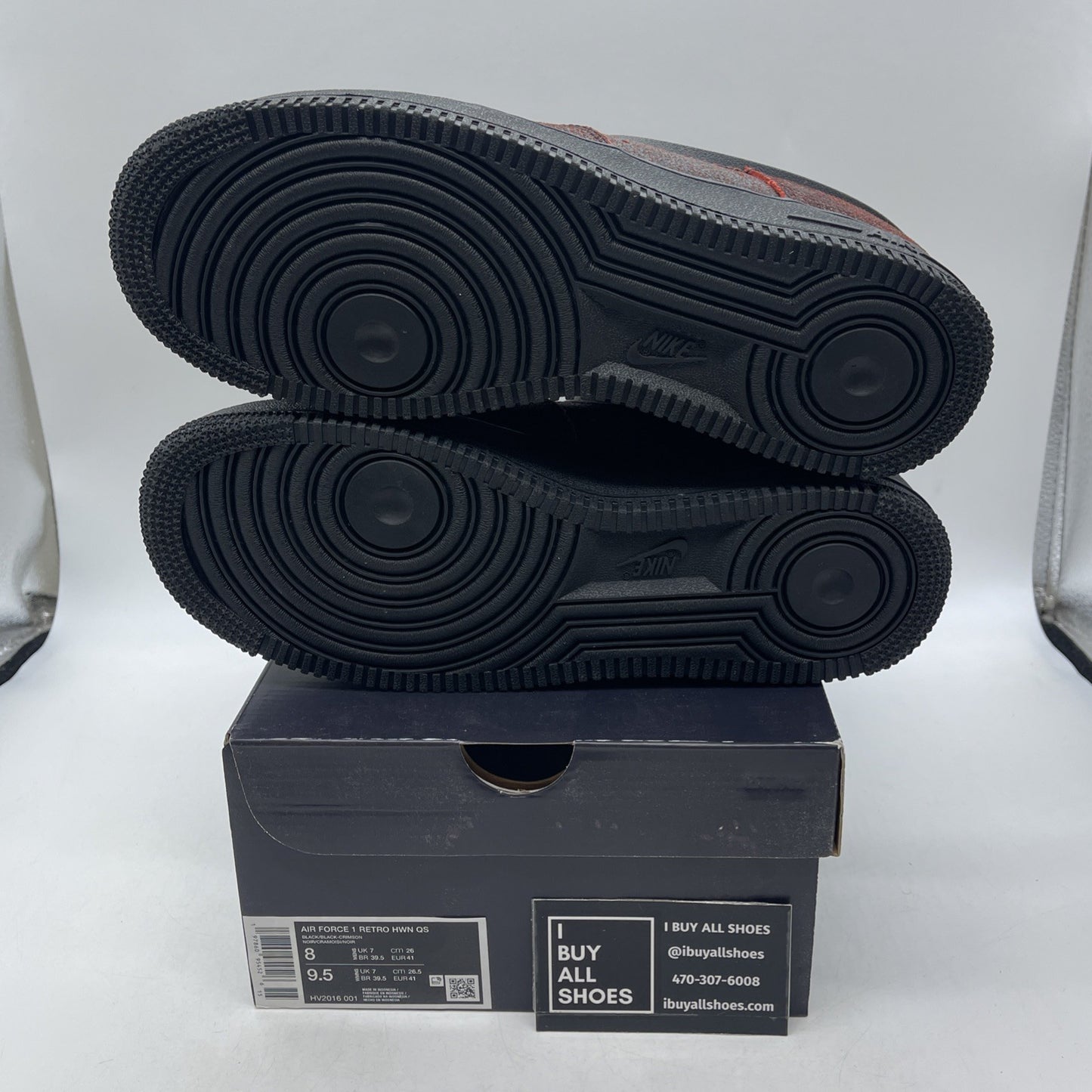 Size 8 - Nike Air Force 1 Low Halloween Skull (HV2016-001)