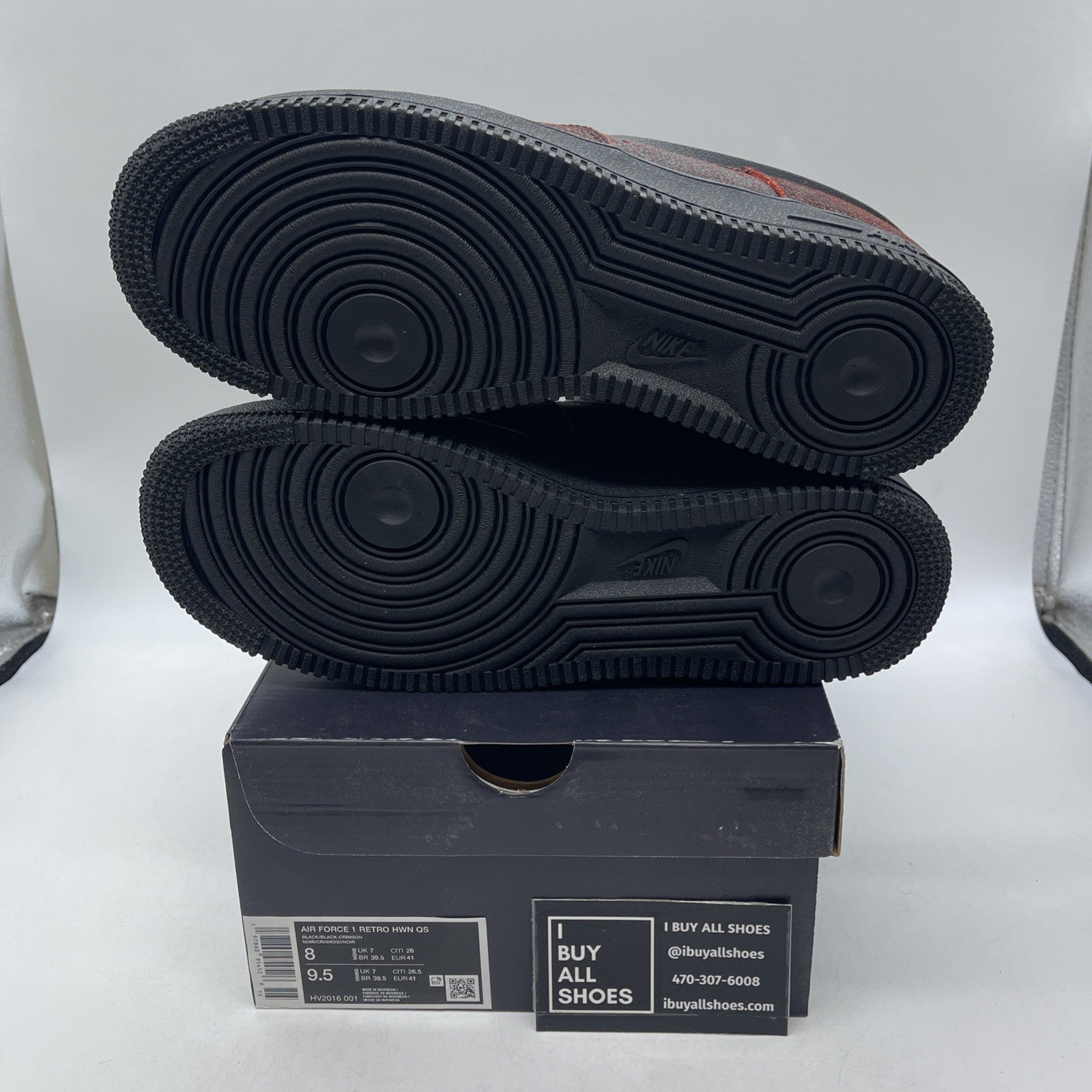 Size 8 - Nike Air Force 1 Low Halloween Skull (HV2016-001)