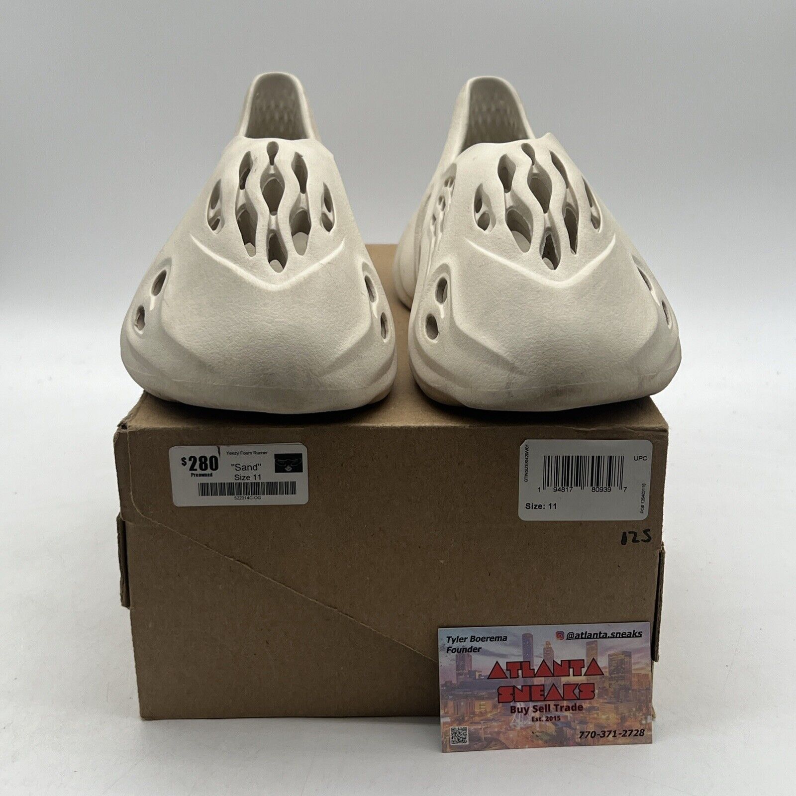 Size 12.5 - Yeezy Foam RNNR Sand