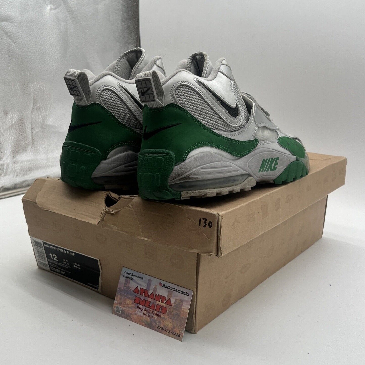 Size 12 - Nike Air Max Speed Turf Silver (525225-001)