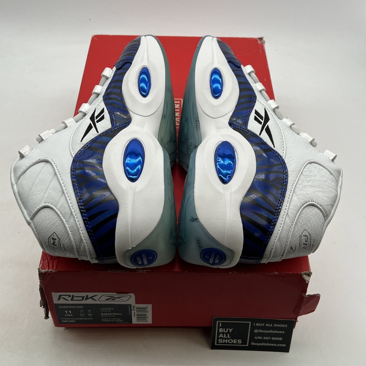 Size 11 - Reebok Panini x Question Mid Tiger Prizm (HQ1097)