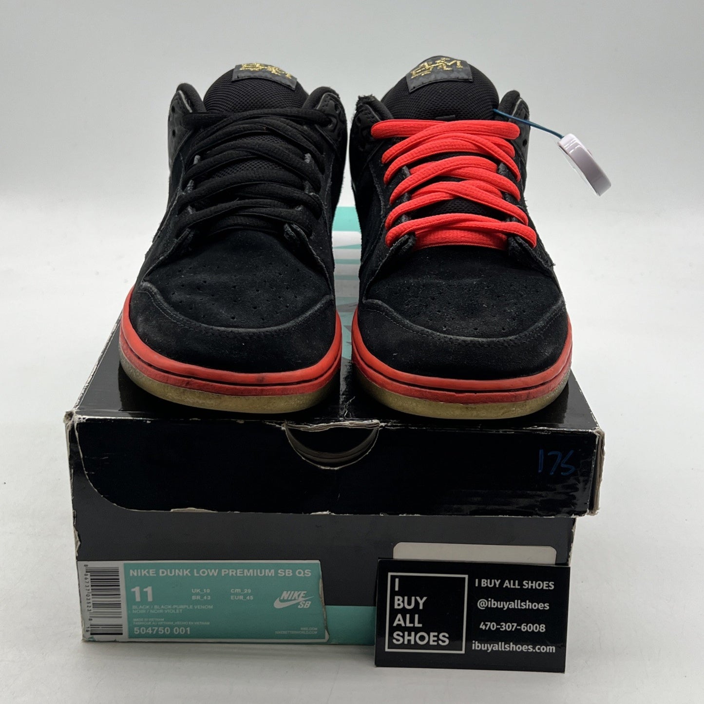 Size 11 - Nike Dunk Premium SB QS Low BHM (504750-001)