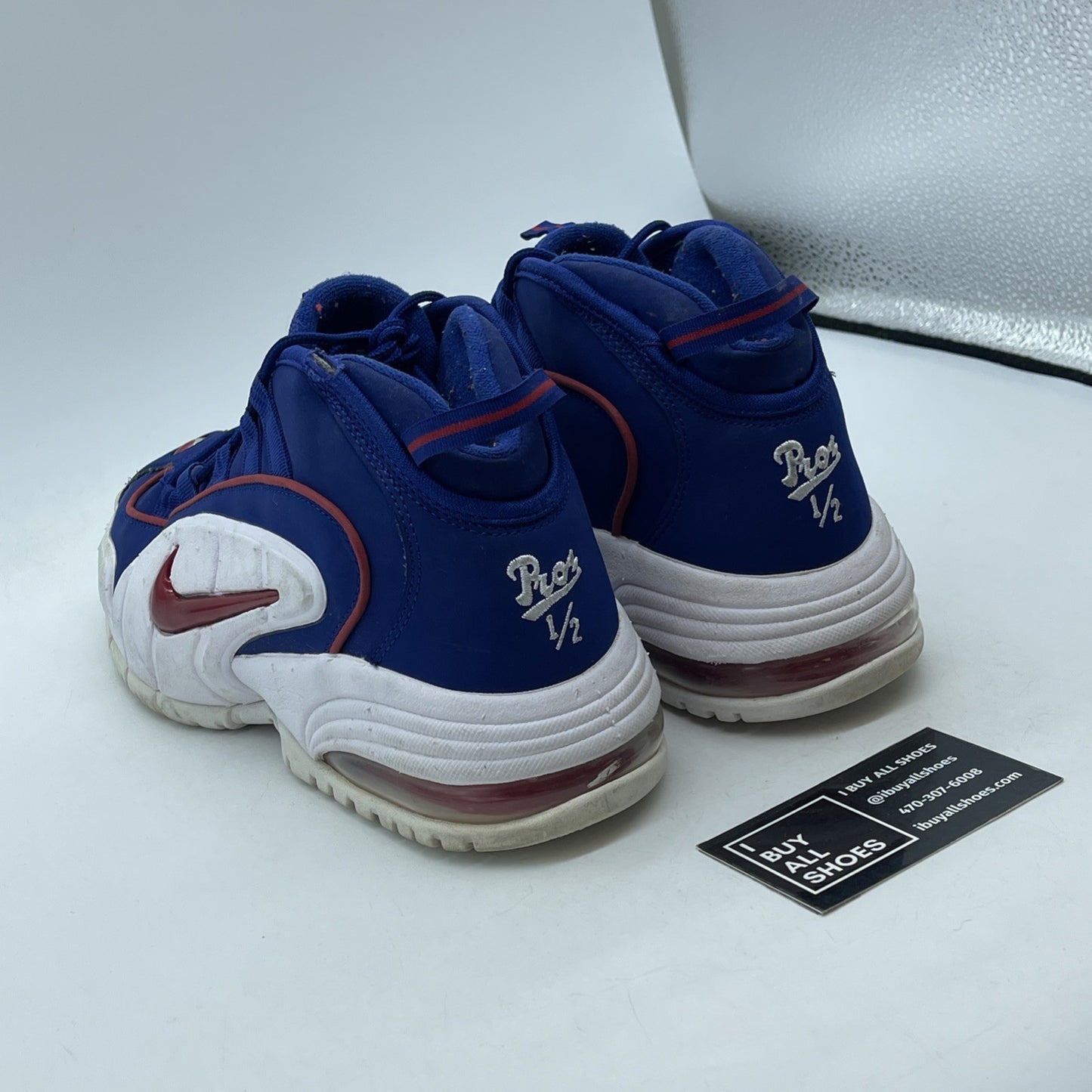 Size 8.5 - Nike Air Max Penny 1 Lil Penny Blue Red Suede (685153-400)