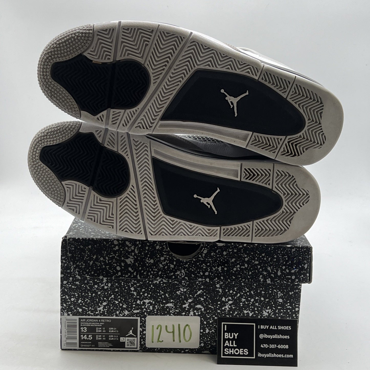 Size 13 - Air Jordan 4 Retro Mid Military Black (DH6927-111)