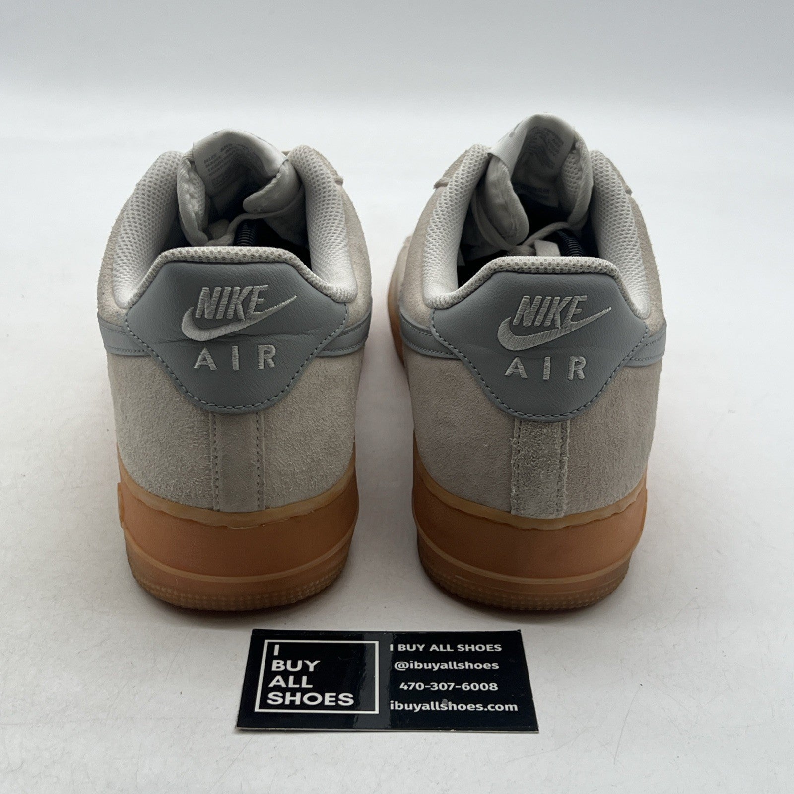 Size 12 - Nike Air Force 1 '07 LV8 Gum Pack - Phantom Light Smoke (FQ8714-002)