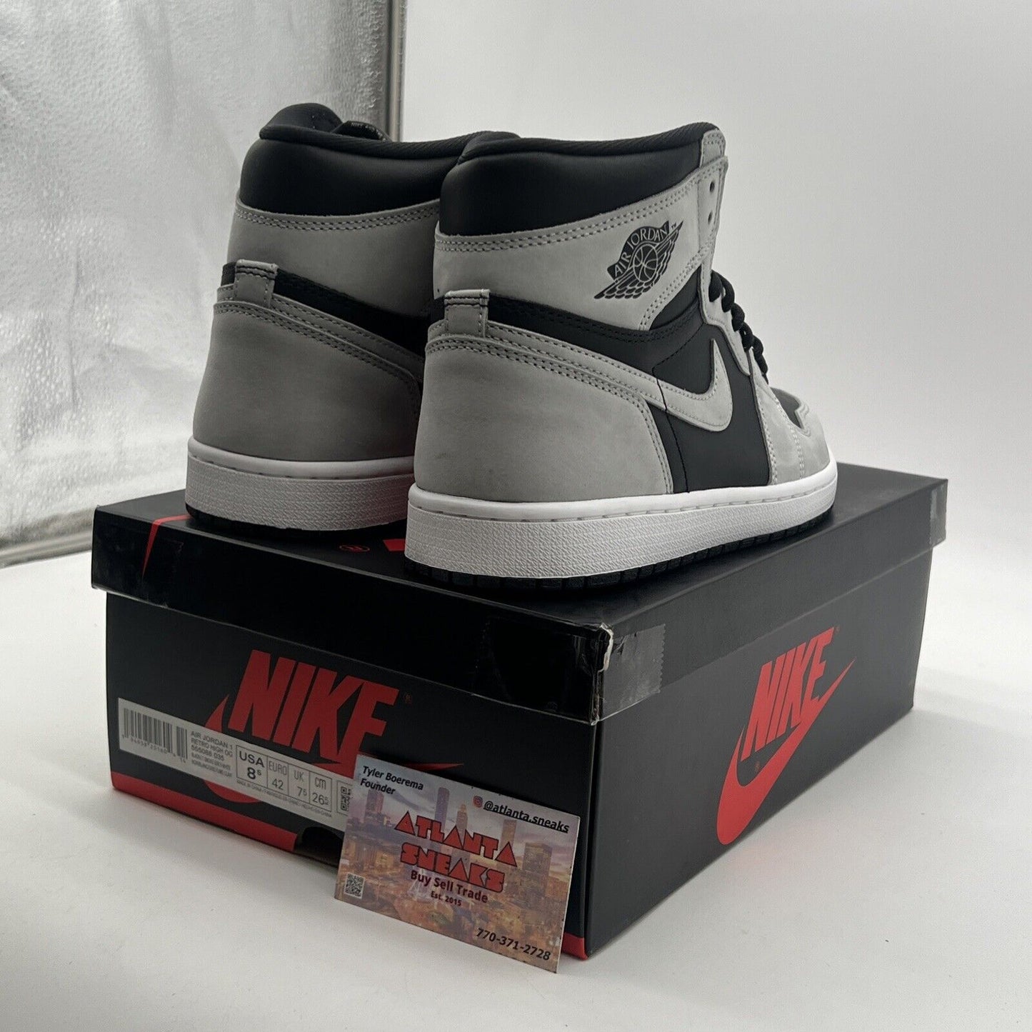 Size 8.5 - Air Jordan 1 Retro OG High Shadow 2.0 (555088-035)