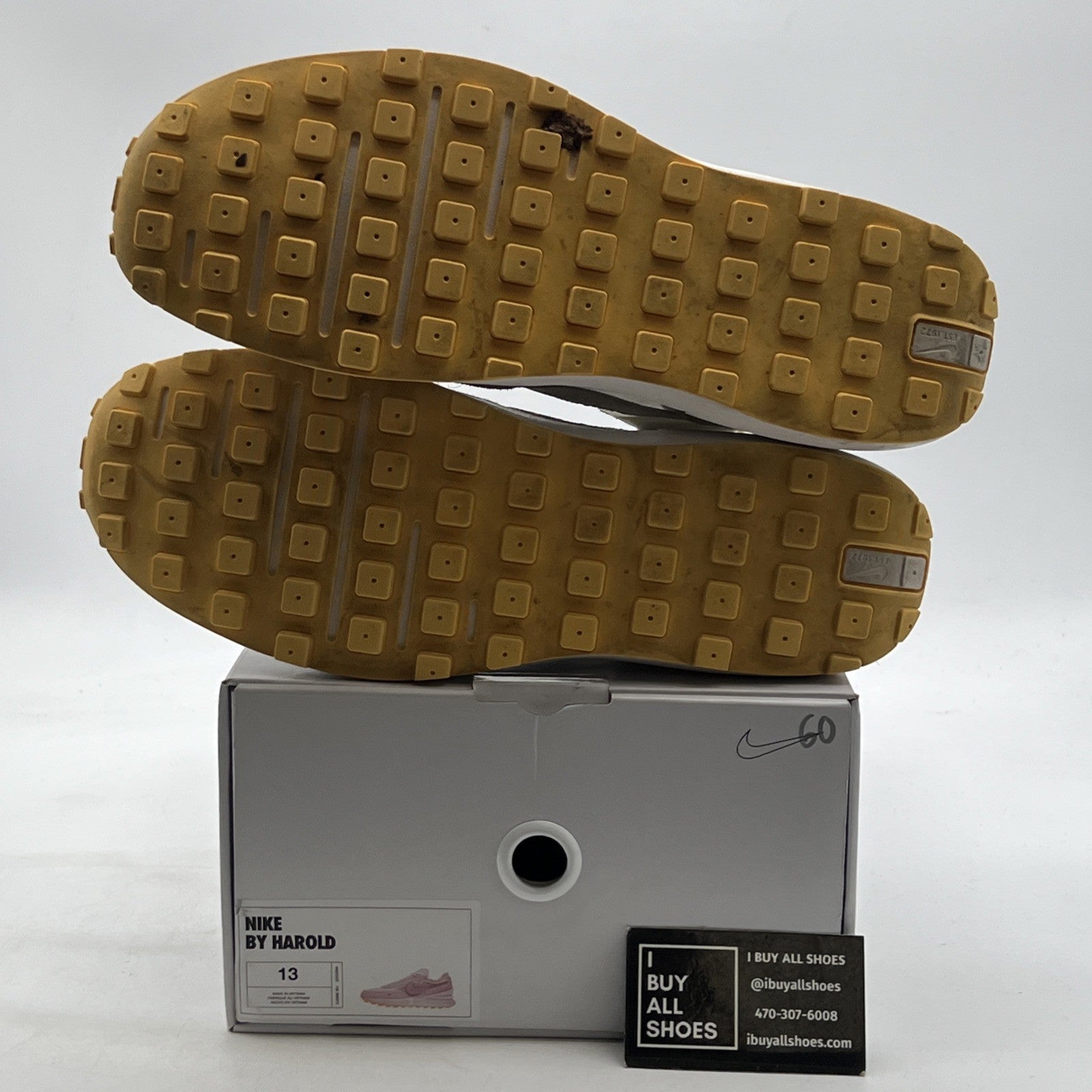 Size 13 - Nike ID Men's Waffle One SE Beige Tan Sail Suede Running Shoe