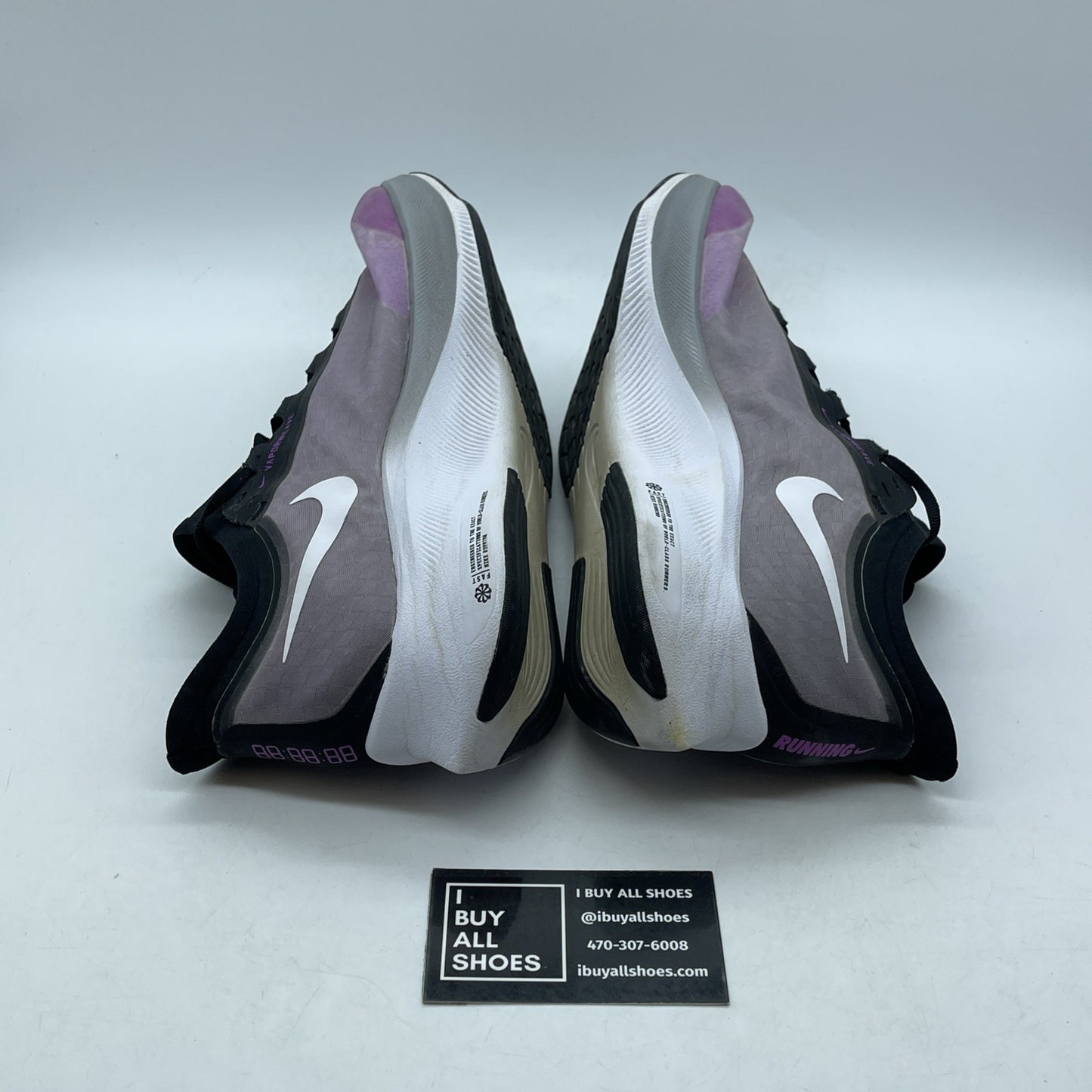 Size 10.5 - Nike Zoom Fly 3 Hyper Violet Black Suede Leather (AT8240-500)