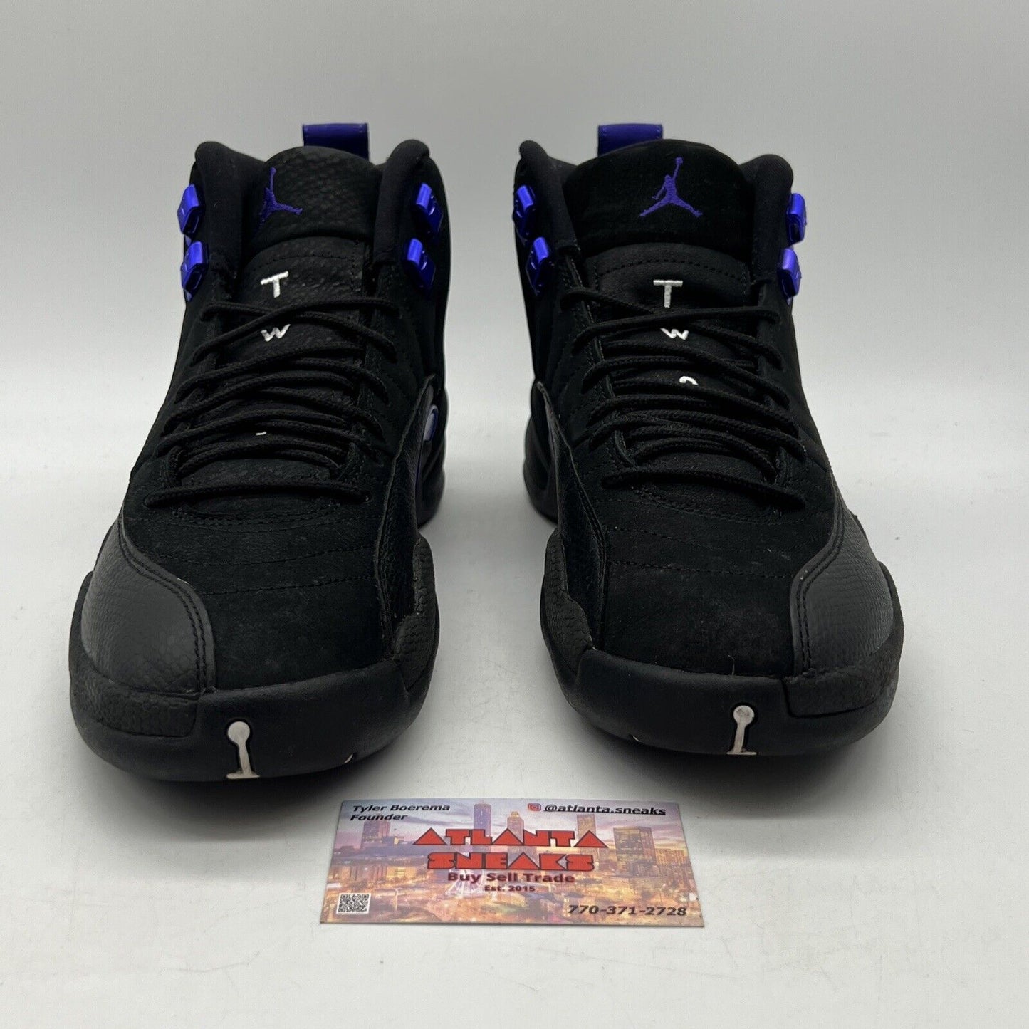 Size 9 - Air Jordan 12 Retro Dark Concord Black Purple Suede (CT8013-005)