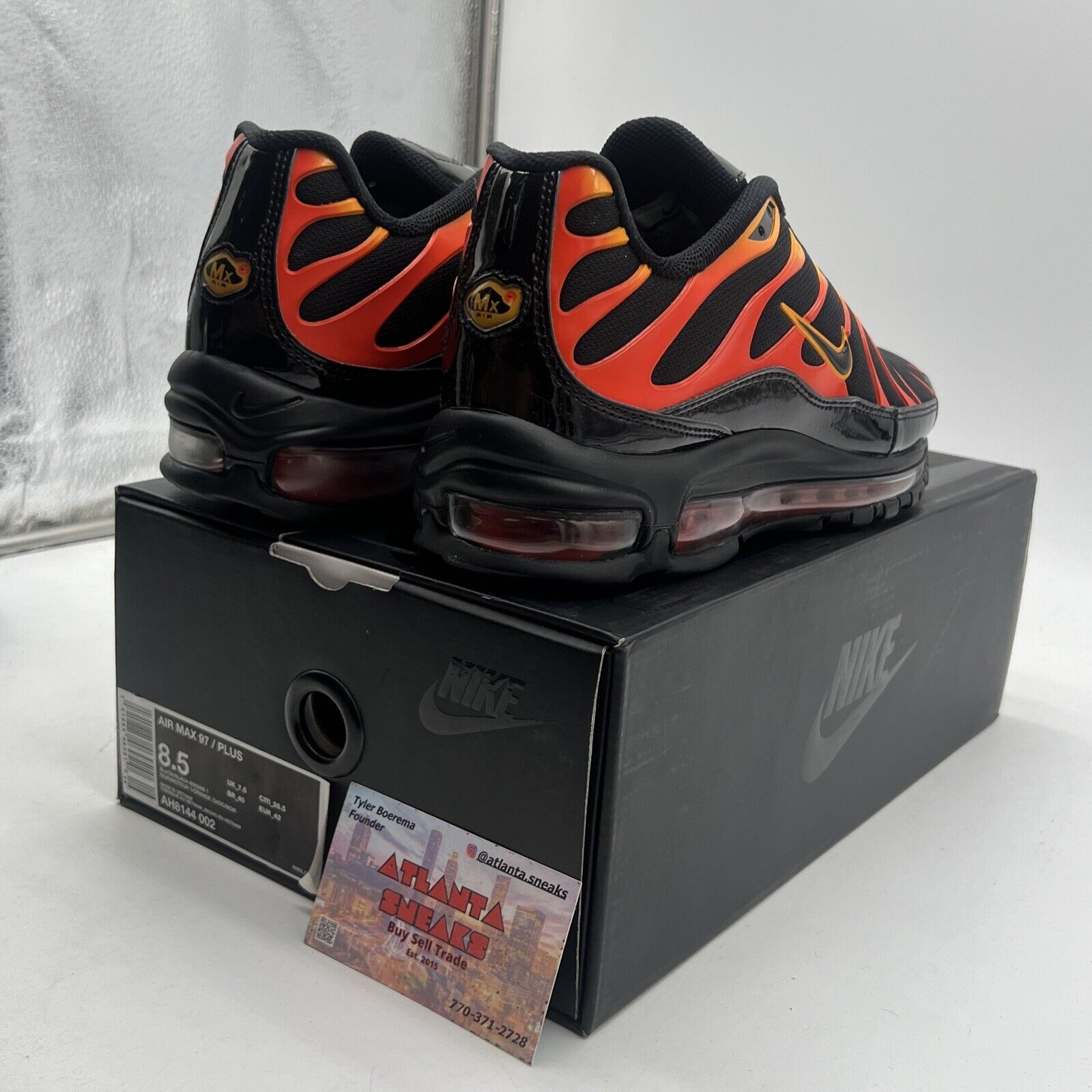 Size 8.5 - Nike Air Max 97 Plus Shock Orange (AH8144-002)