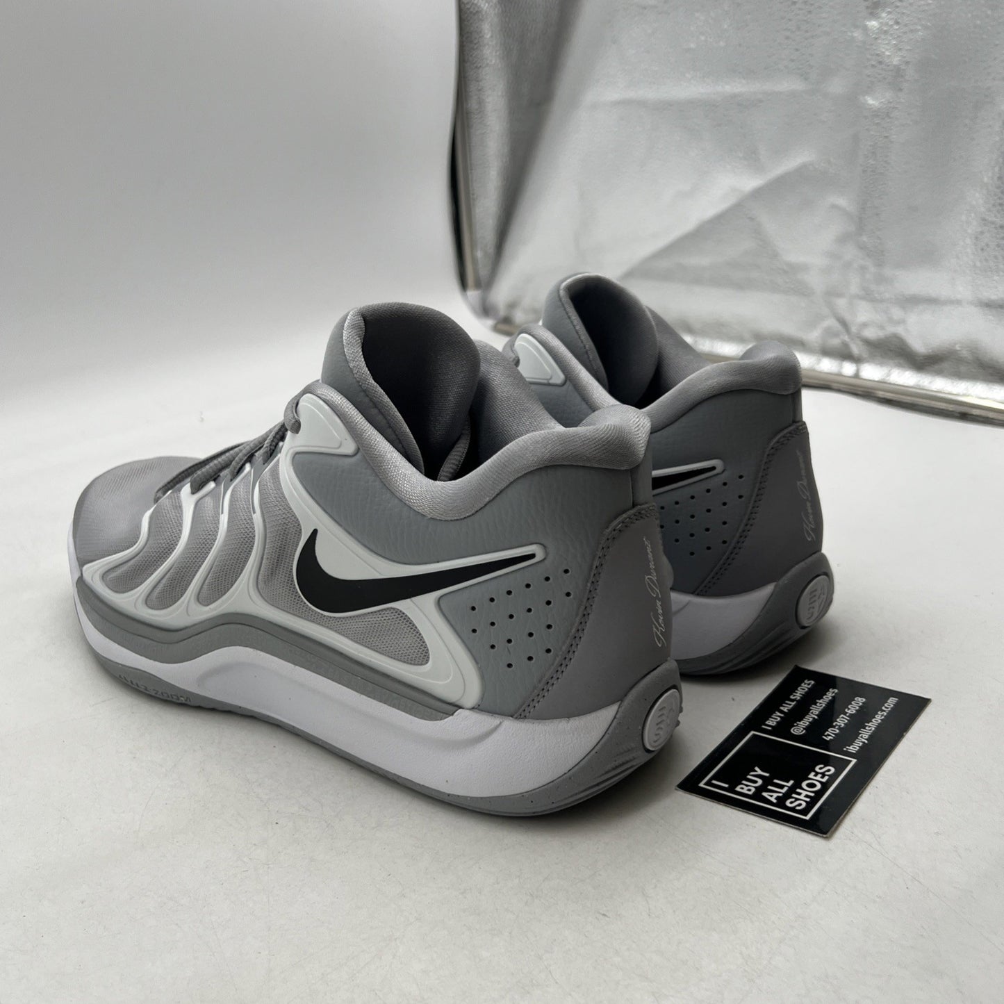 Size 11.5 - Nike KD 17 TB Wolf Grey (FV1307-002)