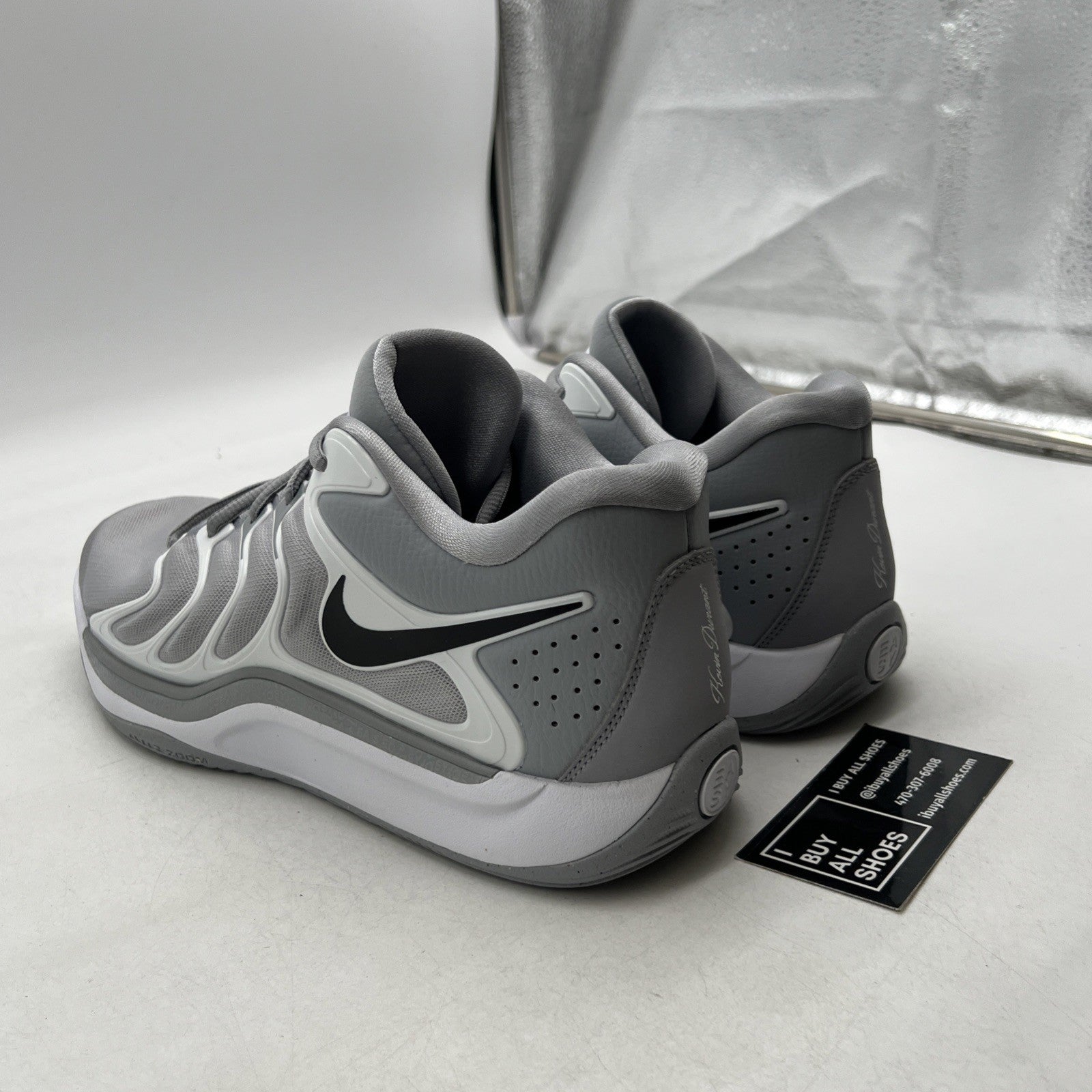 Size 11.5 - Nike KD 17 TB Wolf Grey (FV1307-002)