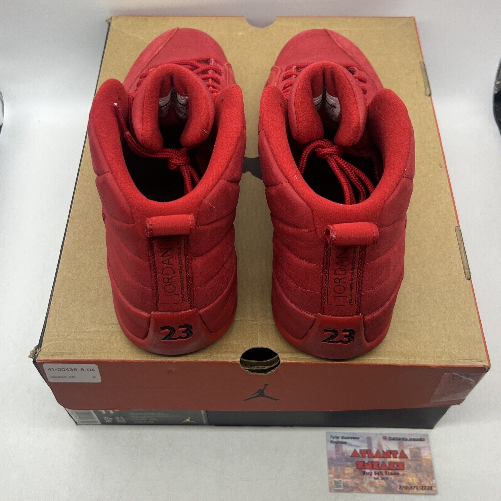 Size 11.5 - Air Jordan 12 Retro Gym Red Leather (130690-601)